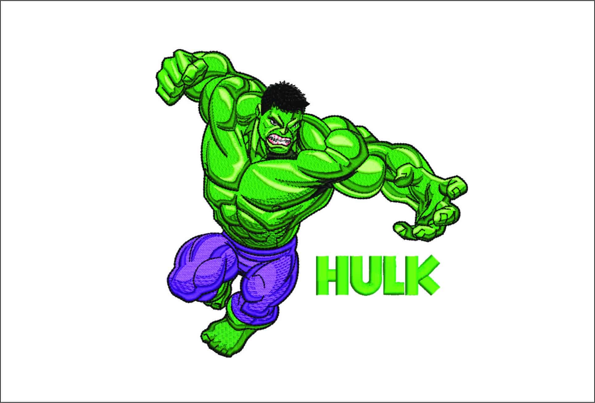 Hulk Ready to Smash- Elegant embroidery design file - instant download