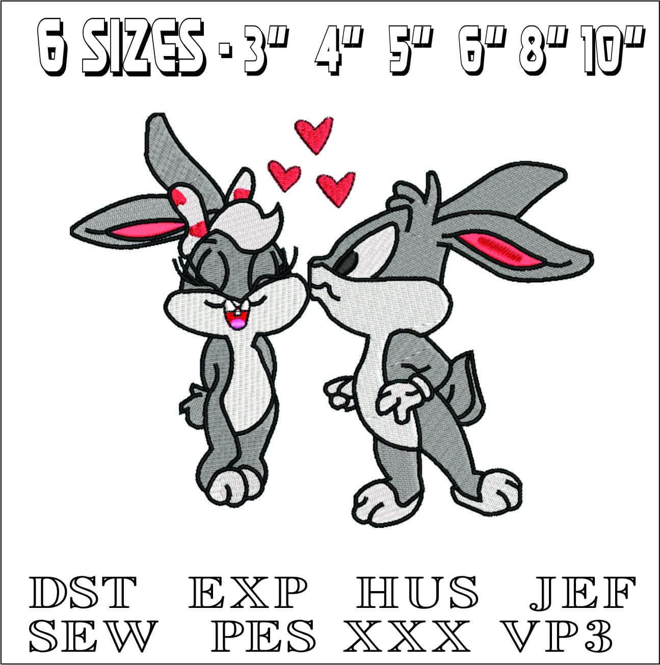Baby Buggys Kiss- Elegant embroidery design file - instant download — view 2
