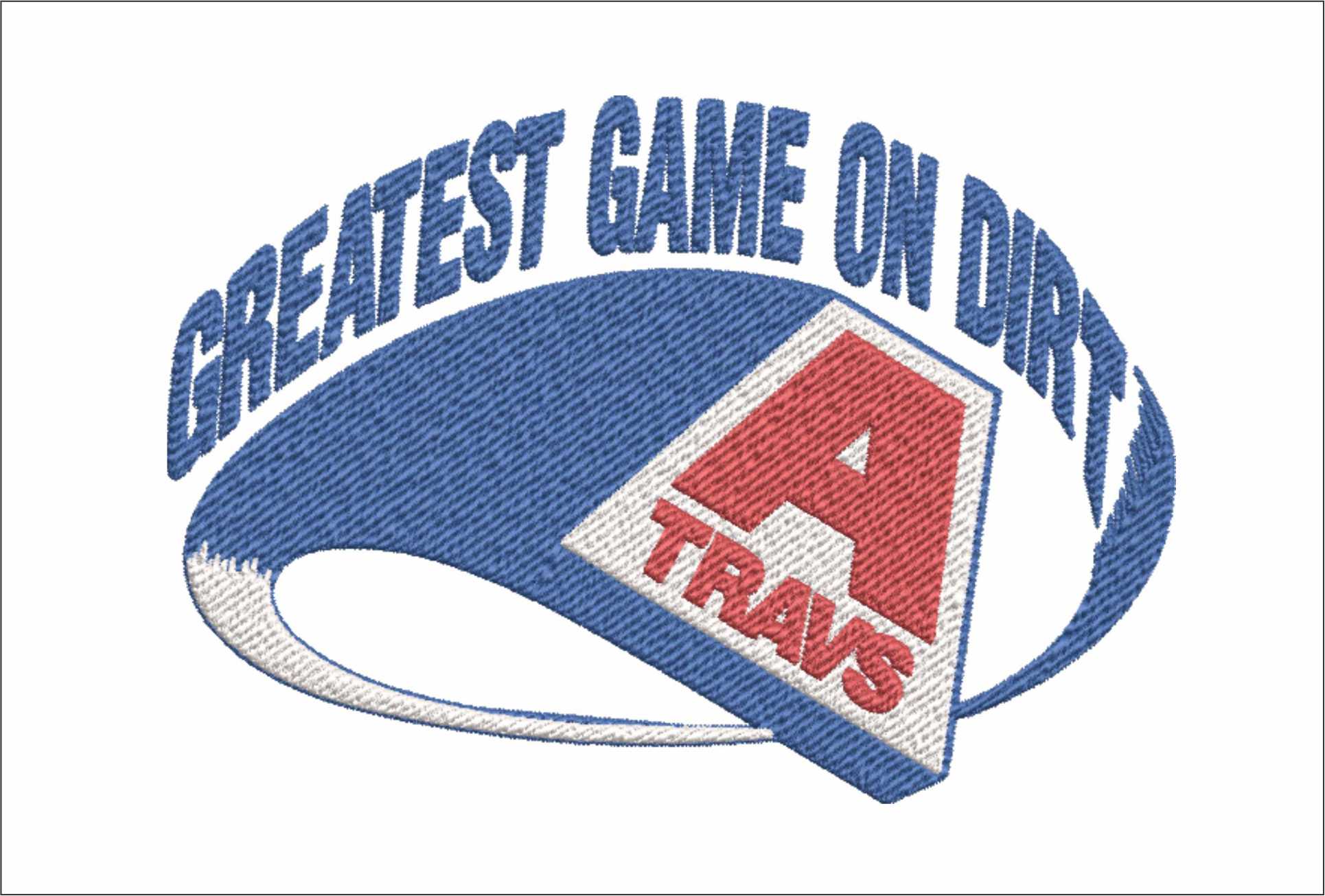 Arkansas-Travelers-Logo-1900s- Elegant embroidery design file - instant download