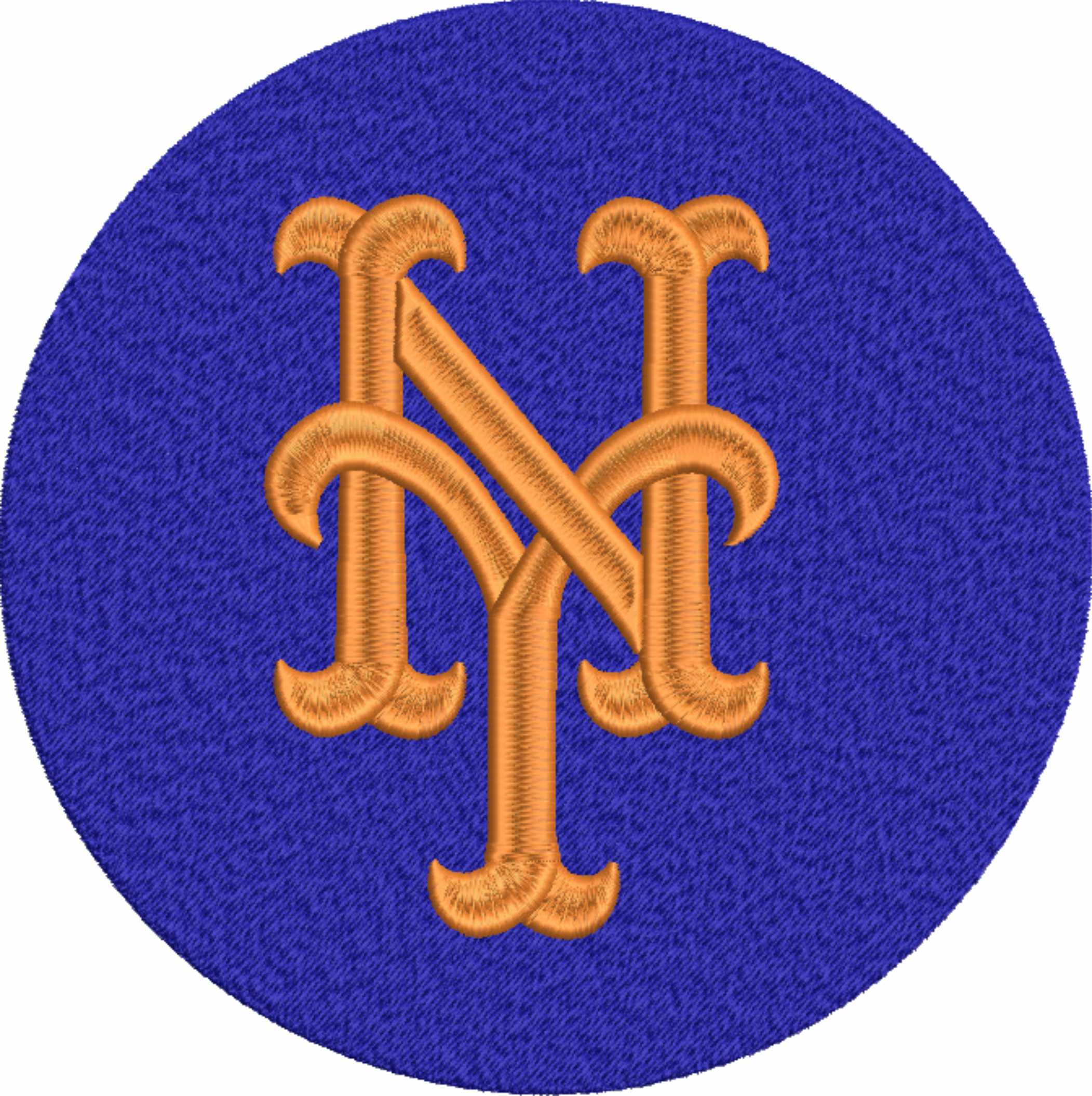 New York Mets Emblem- Elegant embroidery design file - instant download