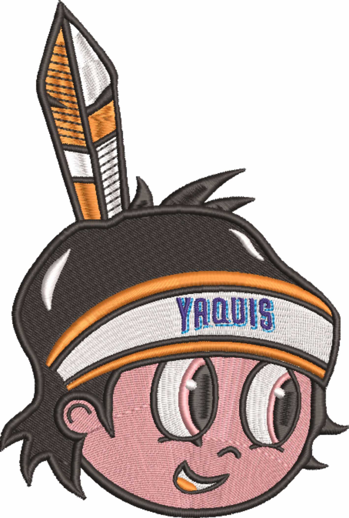 Pheonix Yaquis- Elegant embroidery design file - instant download