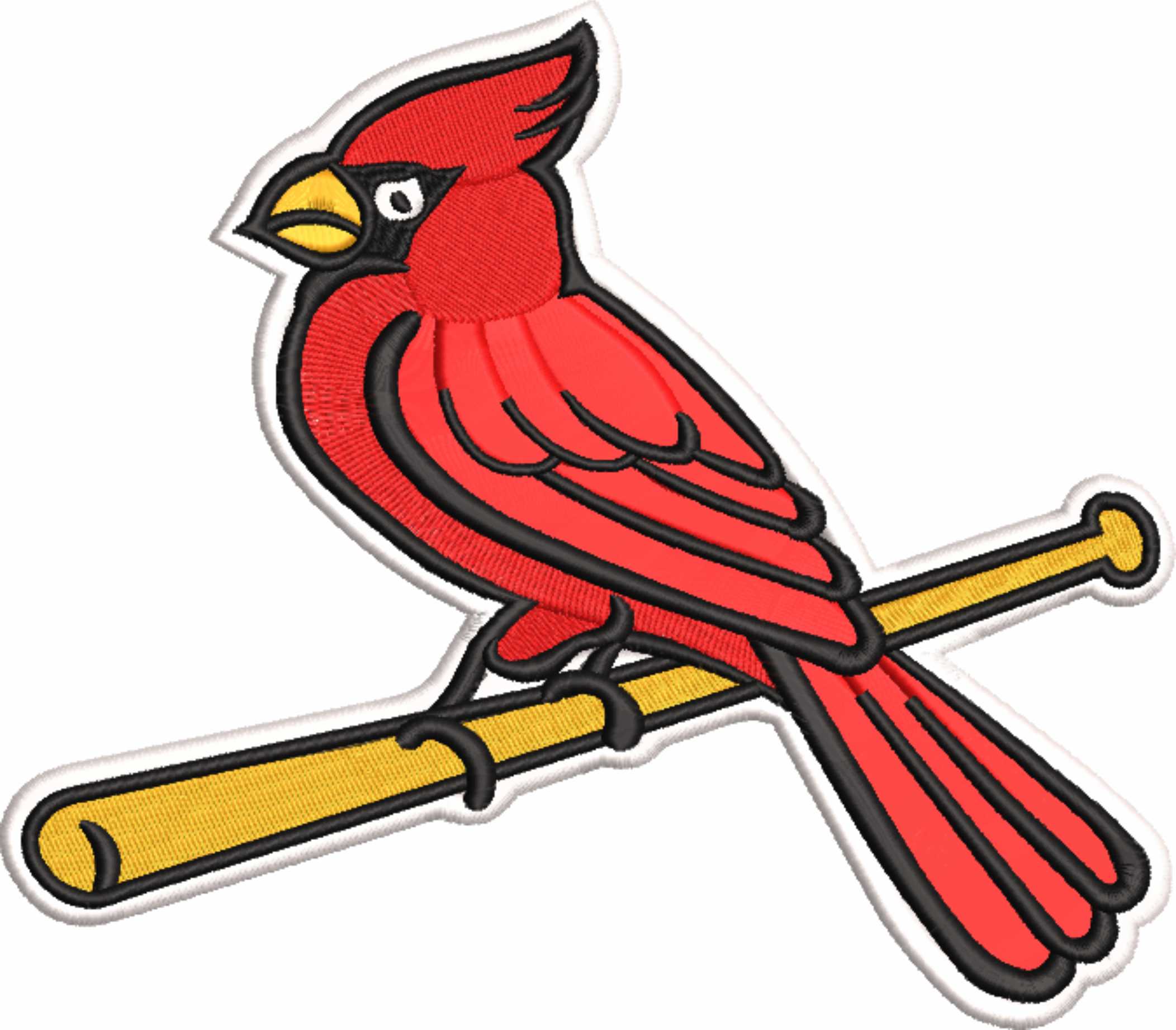 St Loius Cardinals- Elegant embroidery design file - instant download