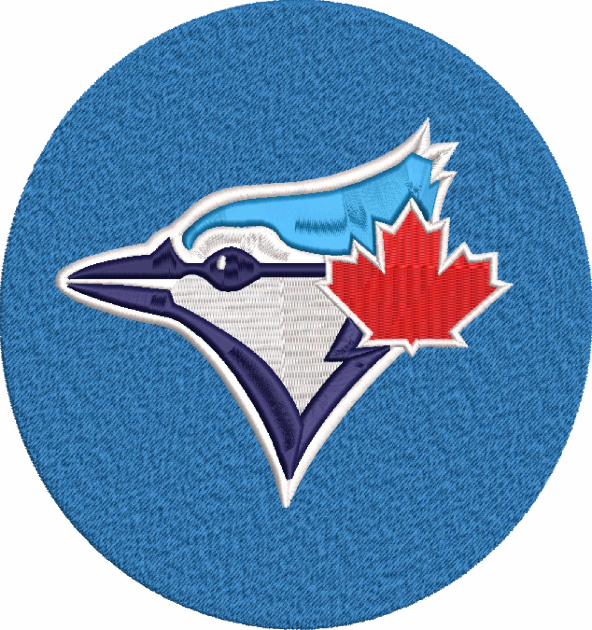 Toronto Blue Jays Emblem- Elegant embroidery design file - instant download