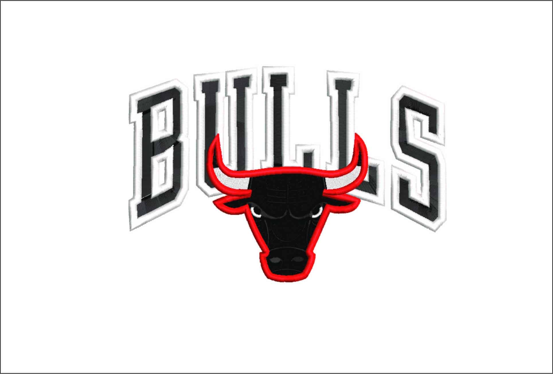 Chicago Bulls Original- Elegant embroidery design file - instant download