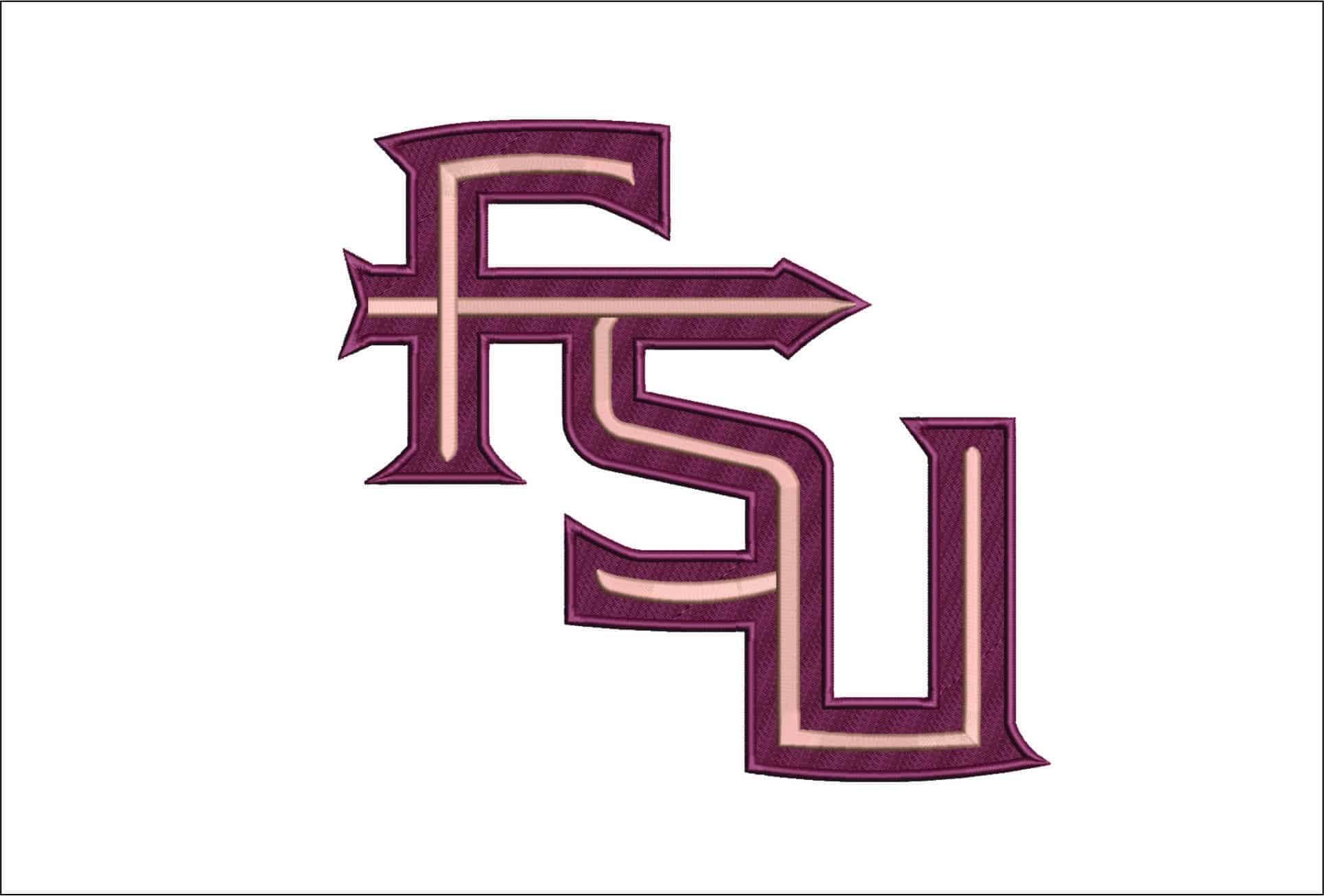 Florida State Seminoles embroidery design - Florida State University embroidery machine pattern embroidery file - instant download in a frame