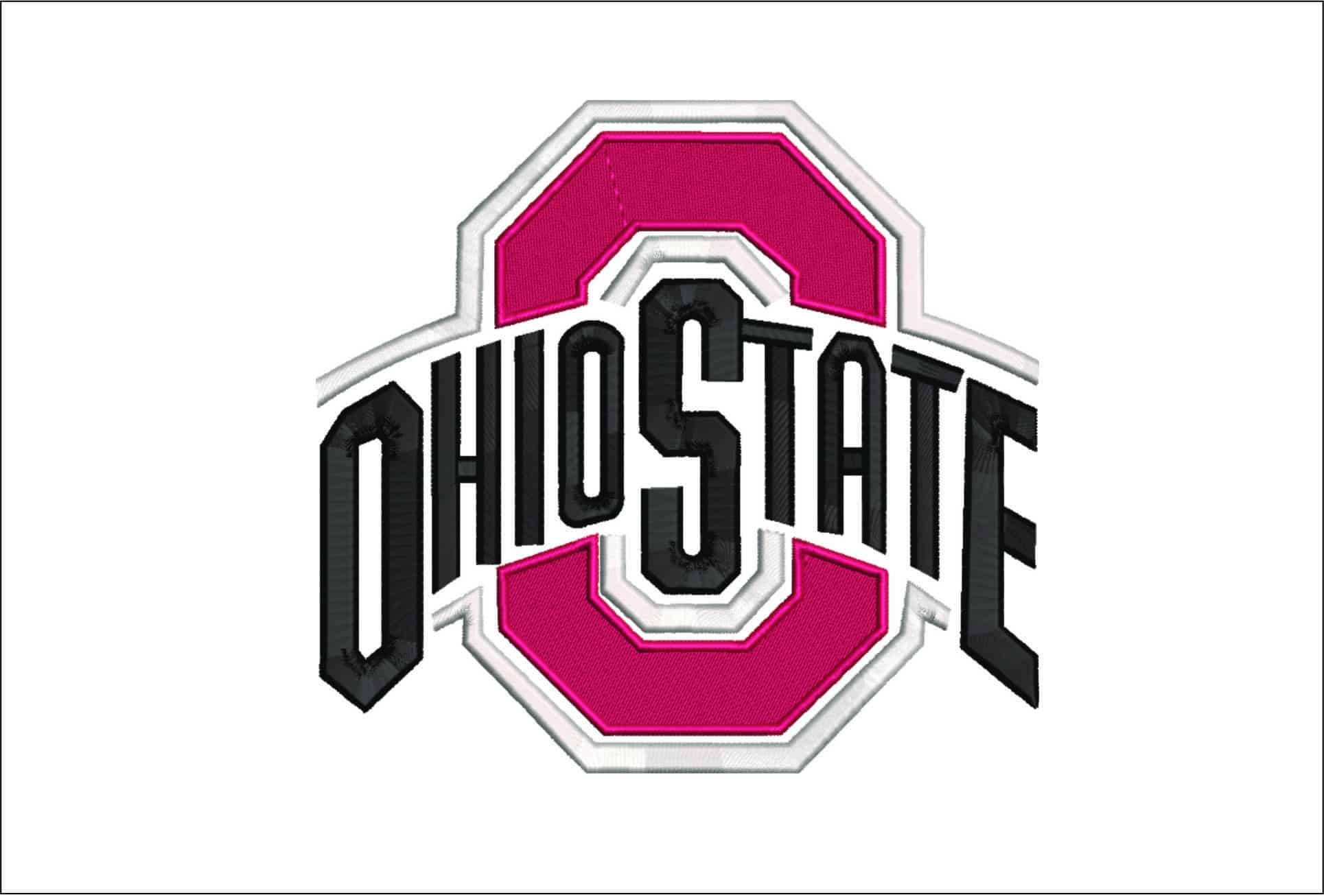 Ohio State embroidery design - Ohio State University embroidery machine pattern embroidery file - instant download in a frame