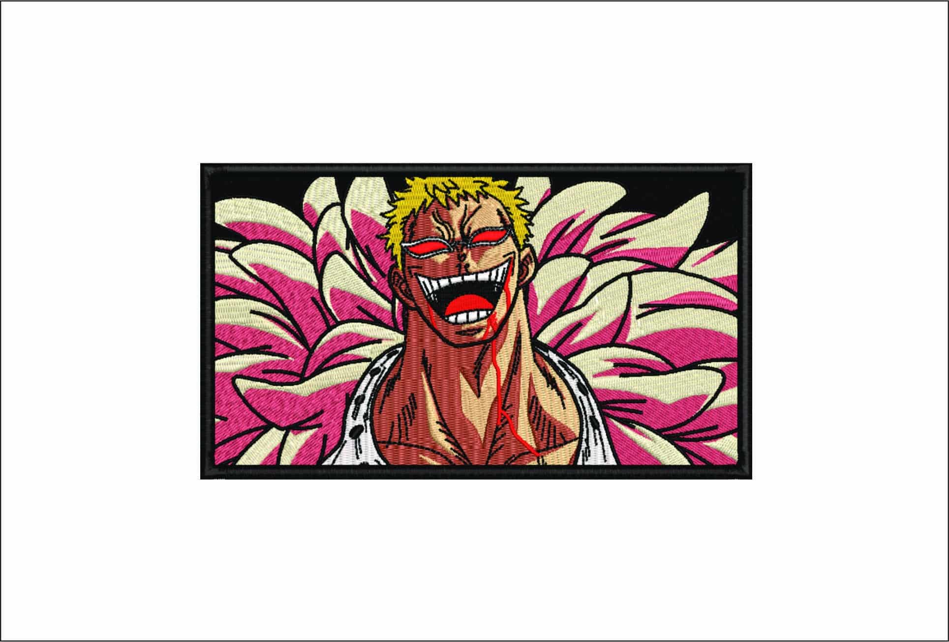 Donquixote Doflamingo -Anime- Elegant embroidery design file - instant download