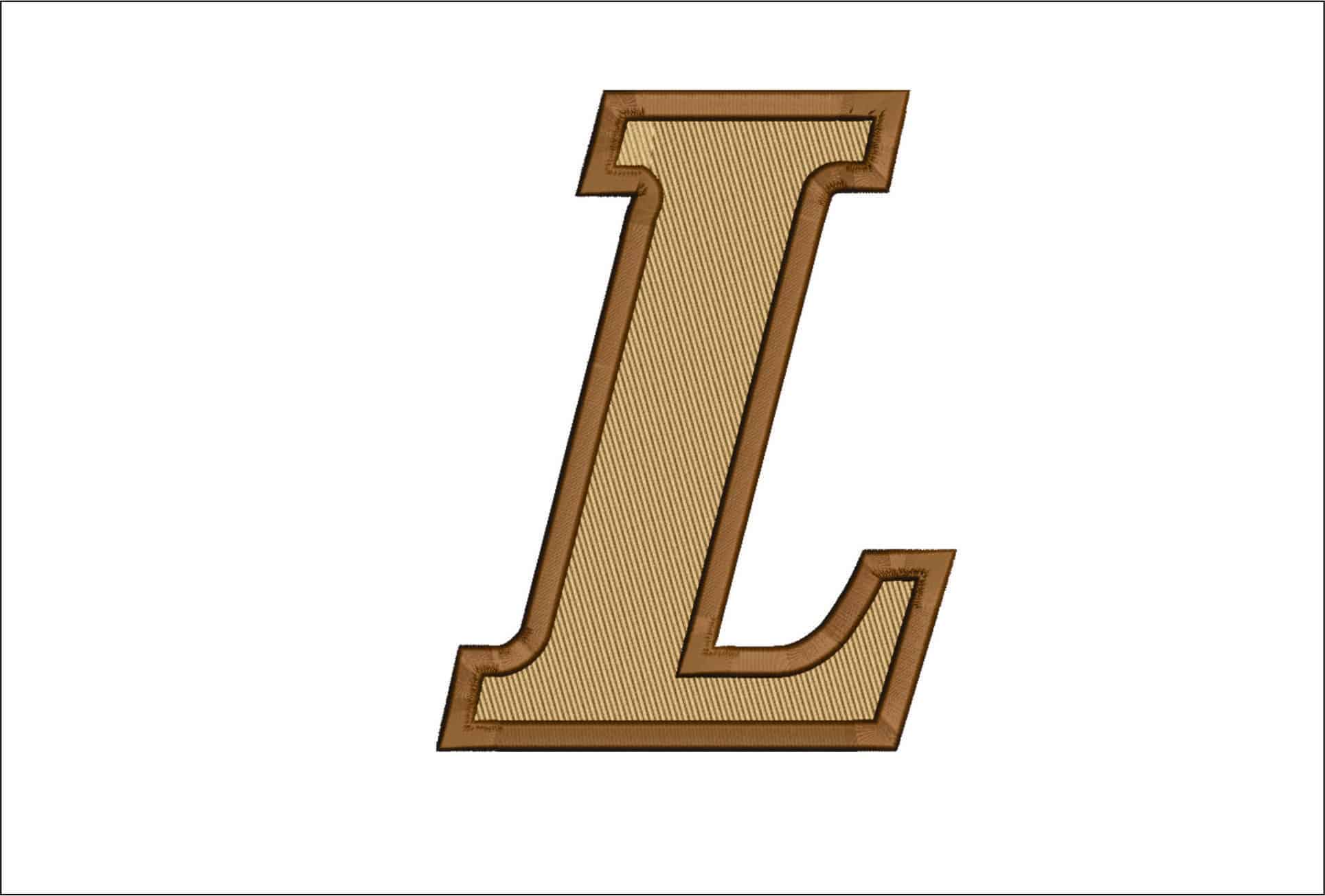 Lehigh Mountain Hawks L only - Lehigh Mountain University, Bethlehem embroidery machine pattern embroidery file - instant download in a frame