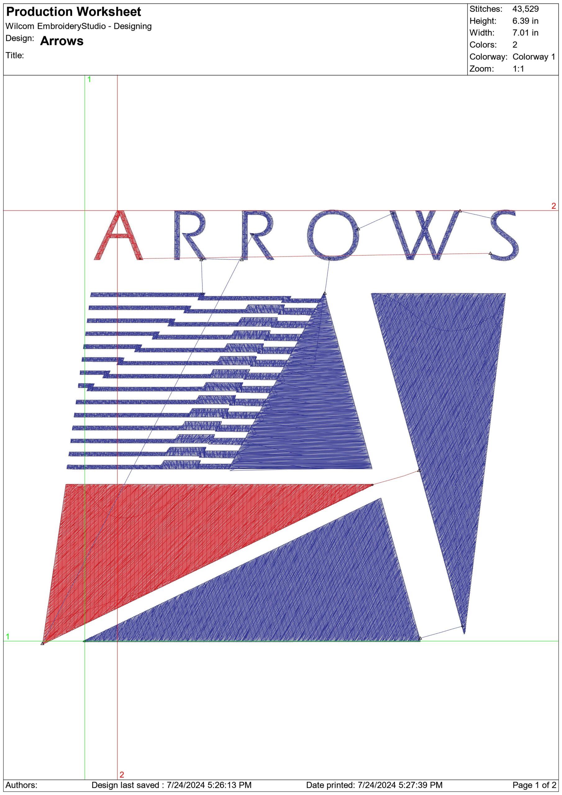 Arrows Formula 1- Anime- Elegant embroidery design file - instant download — view 3