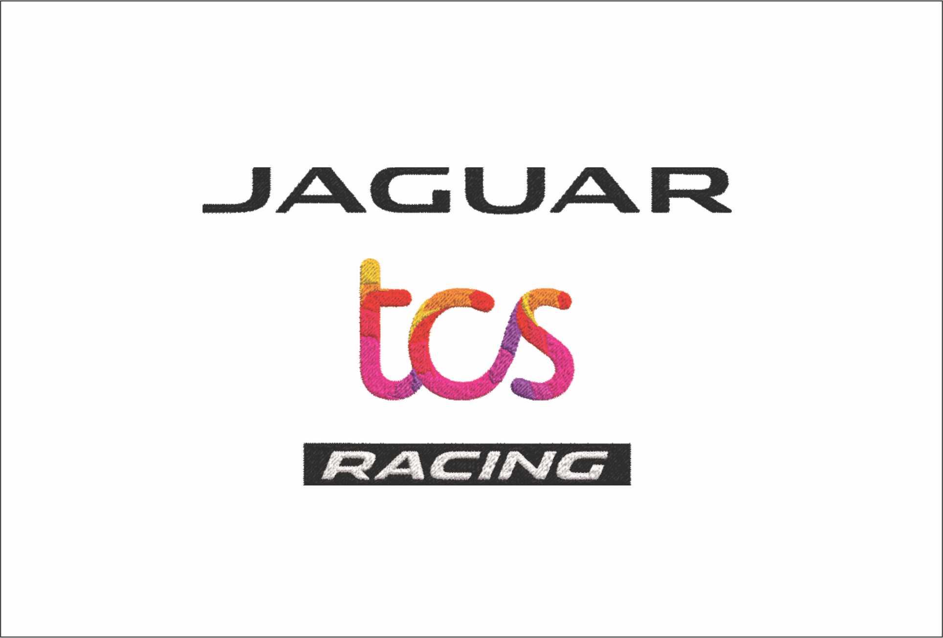 Jaguar Formula 1- Elegant embroidery design file - instant download