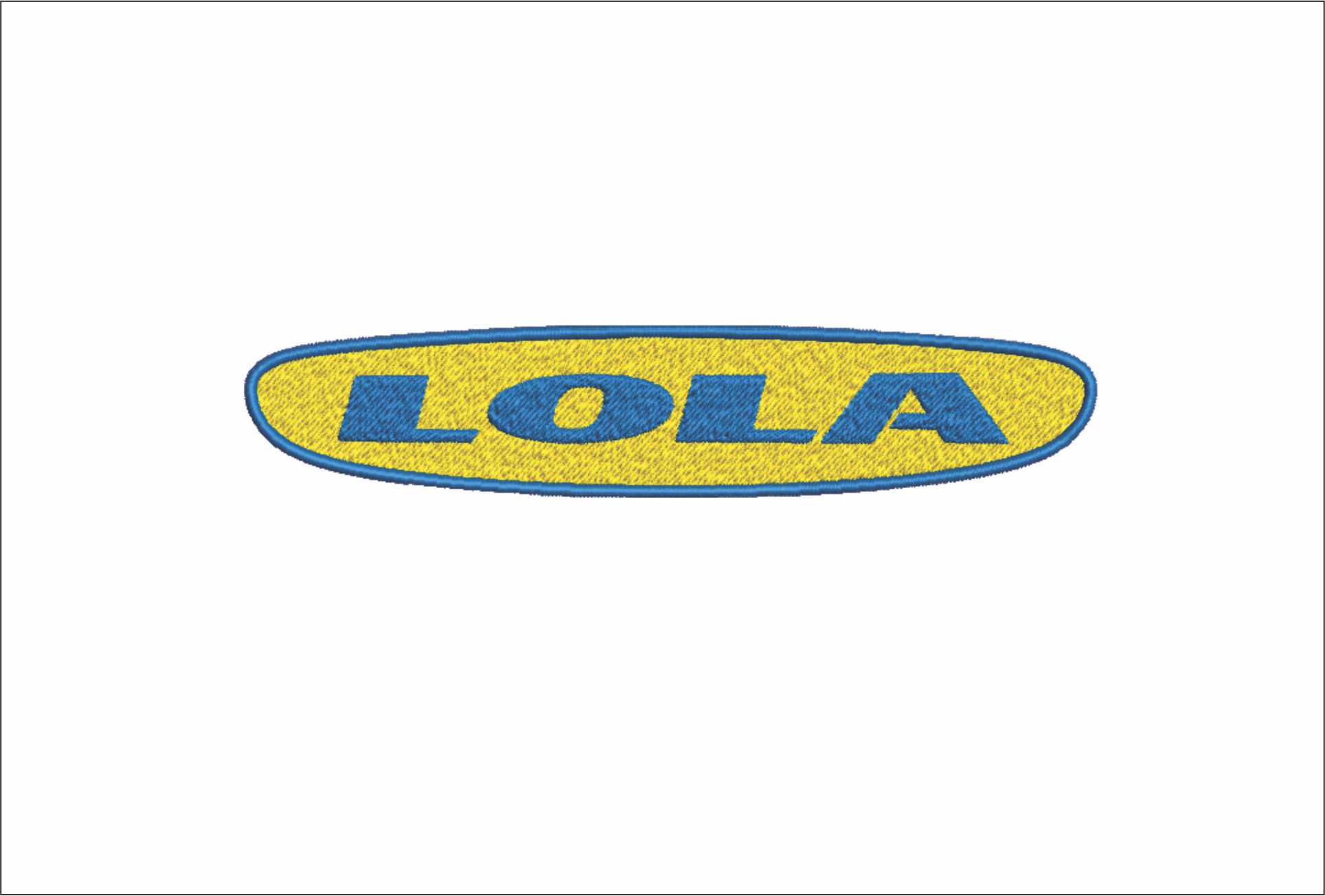 Lola Formula 1- Elegant embroidery design file - instant download
