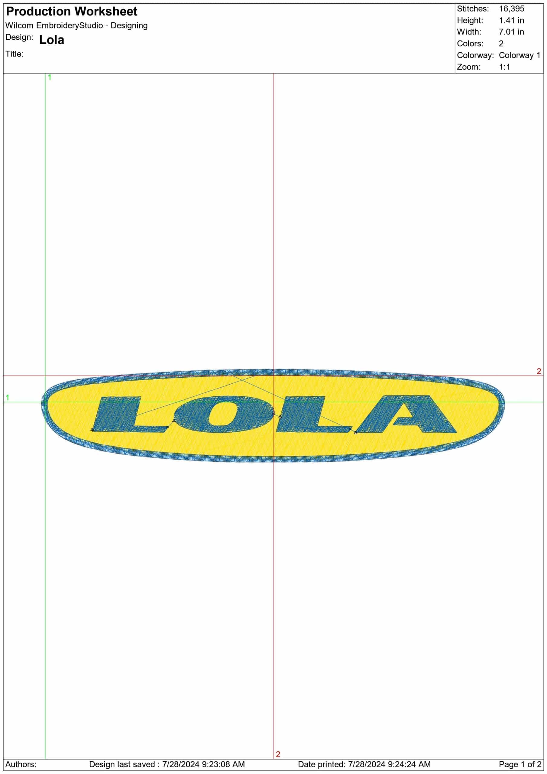 Lola Formula 1- Elegant embroidery design file - instant download — view 4