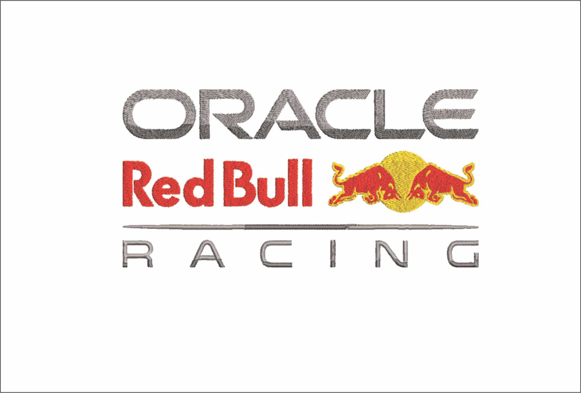Red Bull Formula 1- Elegant embroidery design file - instant download