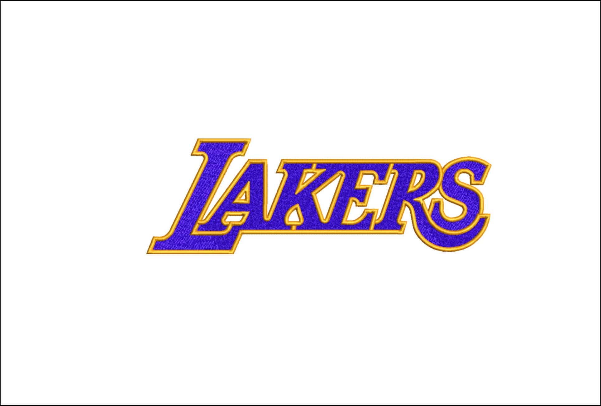 Lakers Only- Elegant embroidery design file - instant download