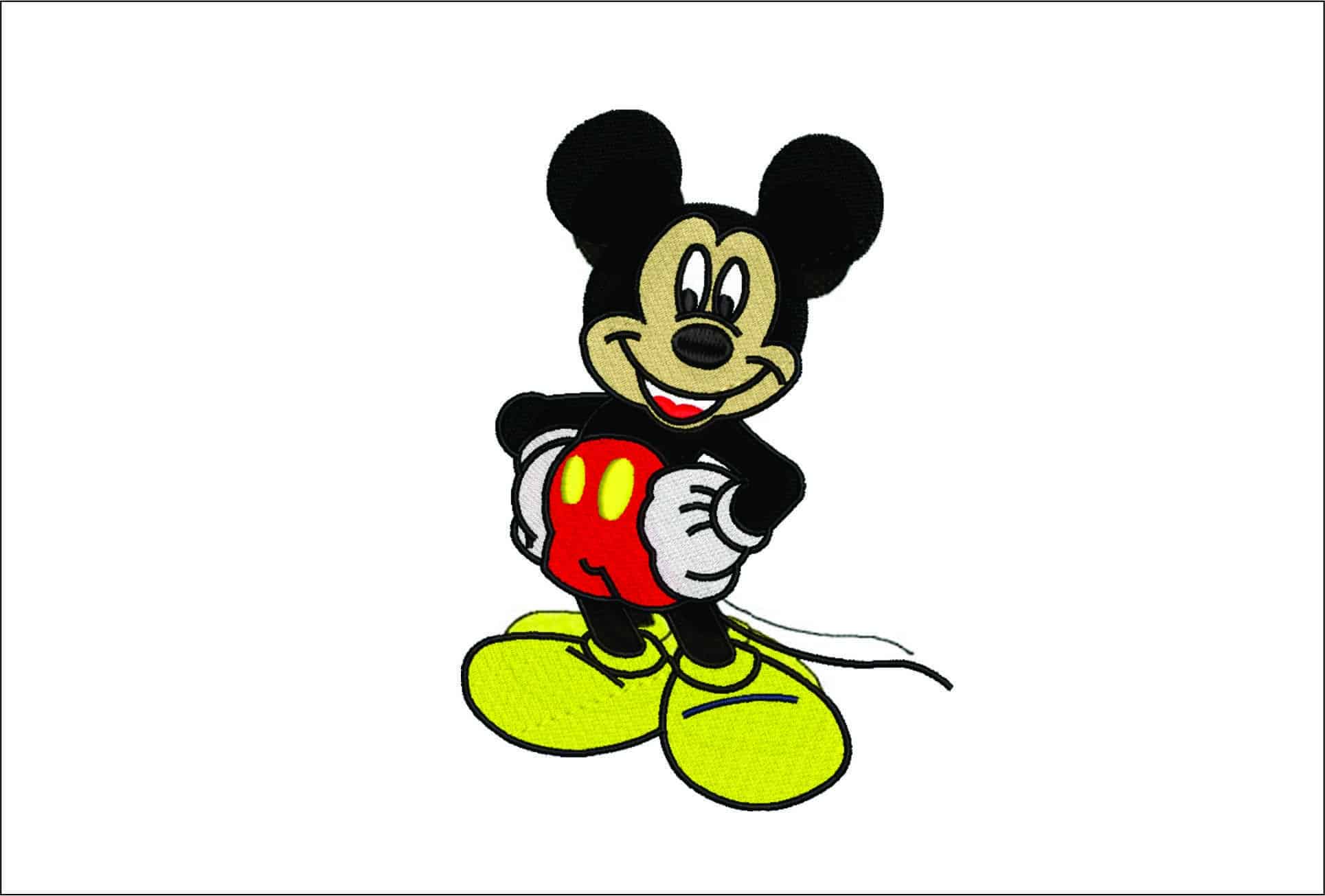 Mickey Mouse- Elegant embroidery design file - instant download