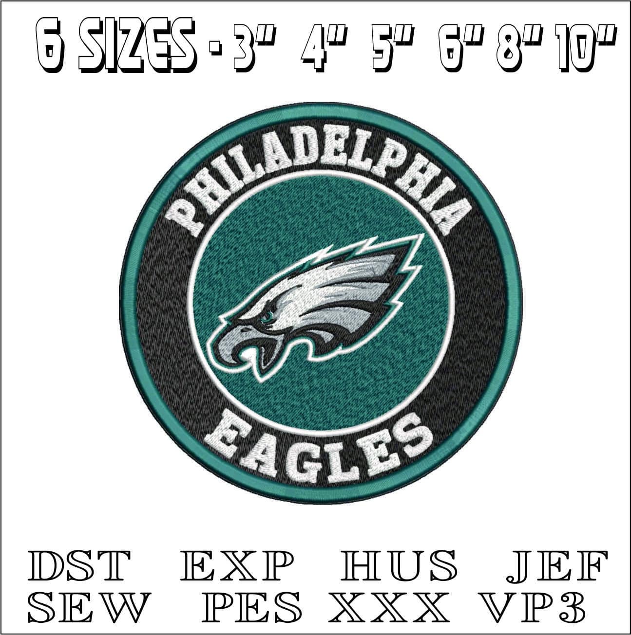 NFL Philadelphia Eagles- Elegant embroidery design file - instant download — view 2