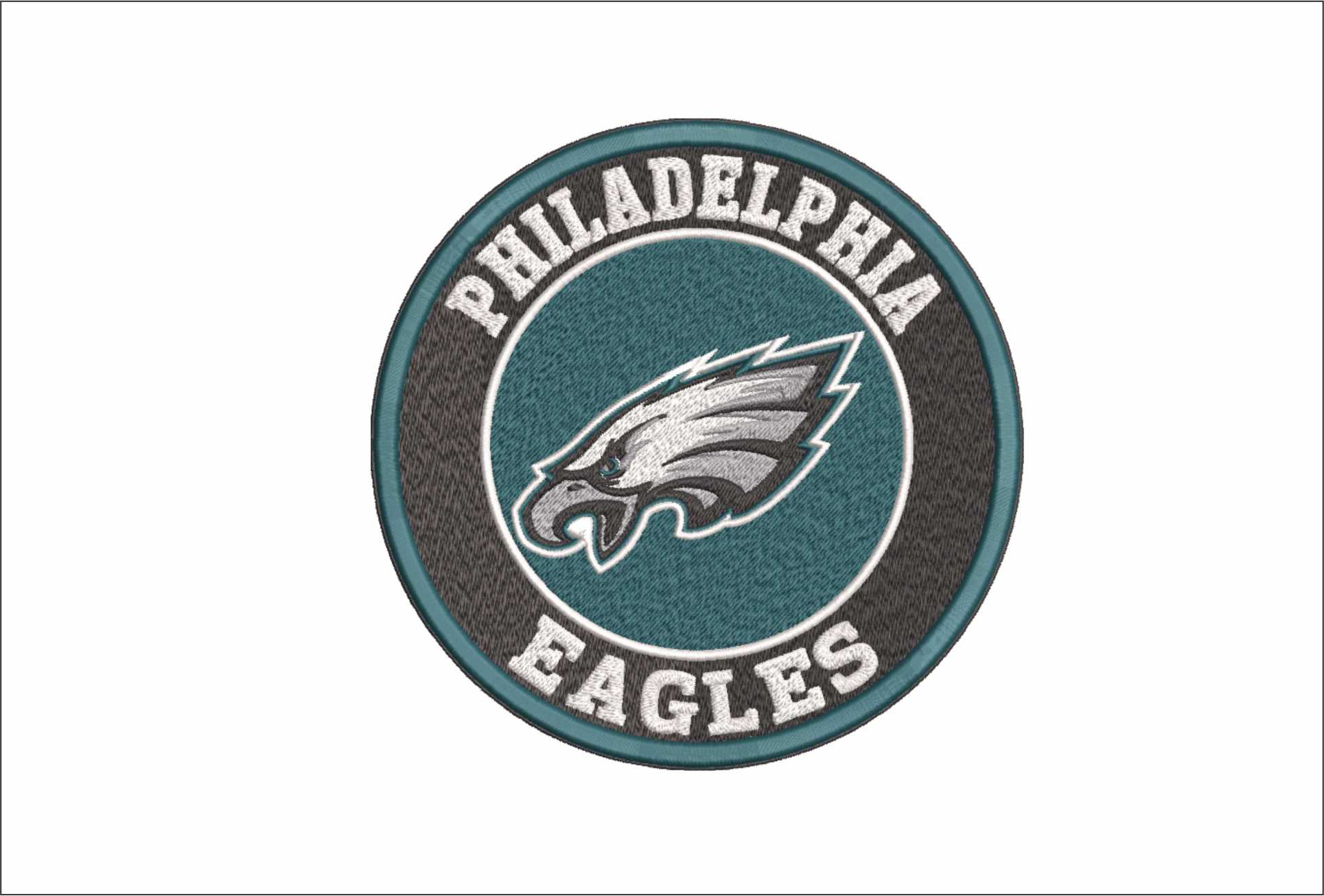 NFL Philadelphia Eagles- Elegant embroidery design file - instant download
