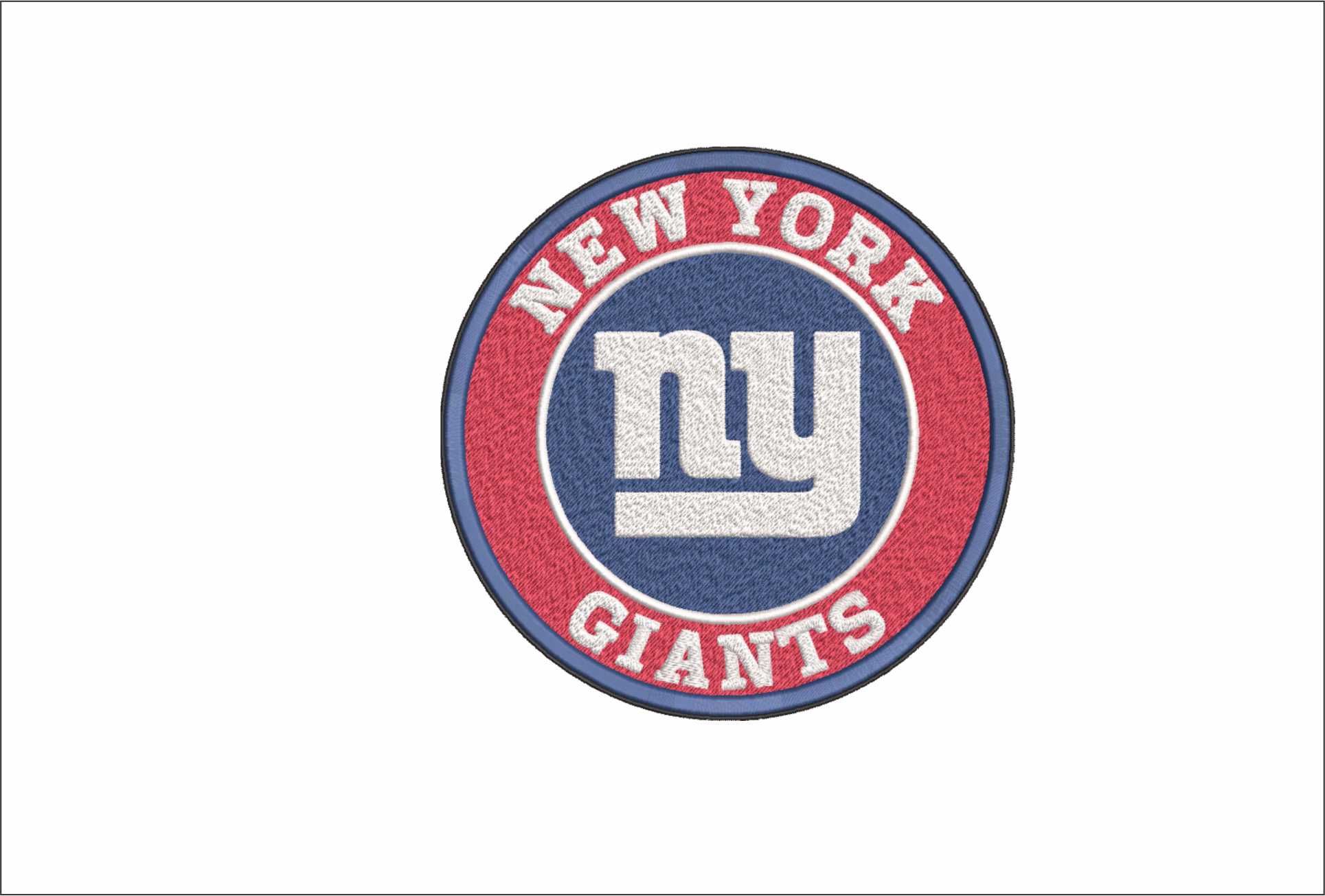 NFL New York- Elegant embroidery design file - instant download