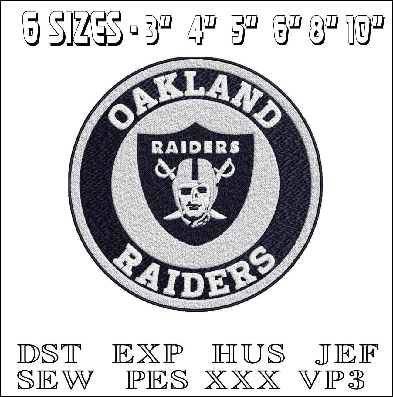 NFL Raiders- Elegant embroidery design file - instant download — view 2