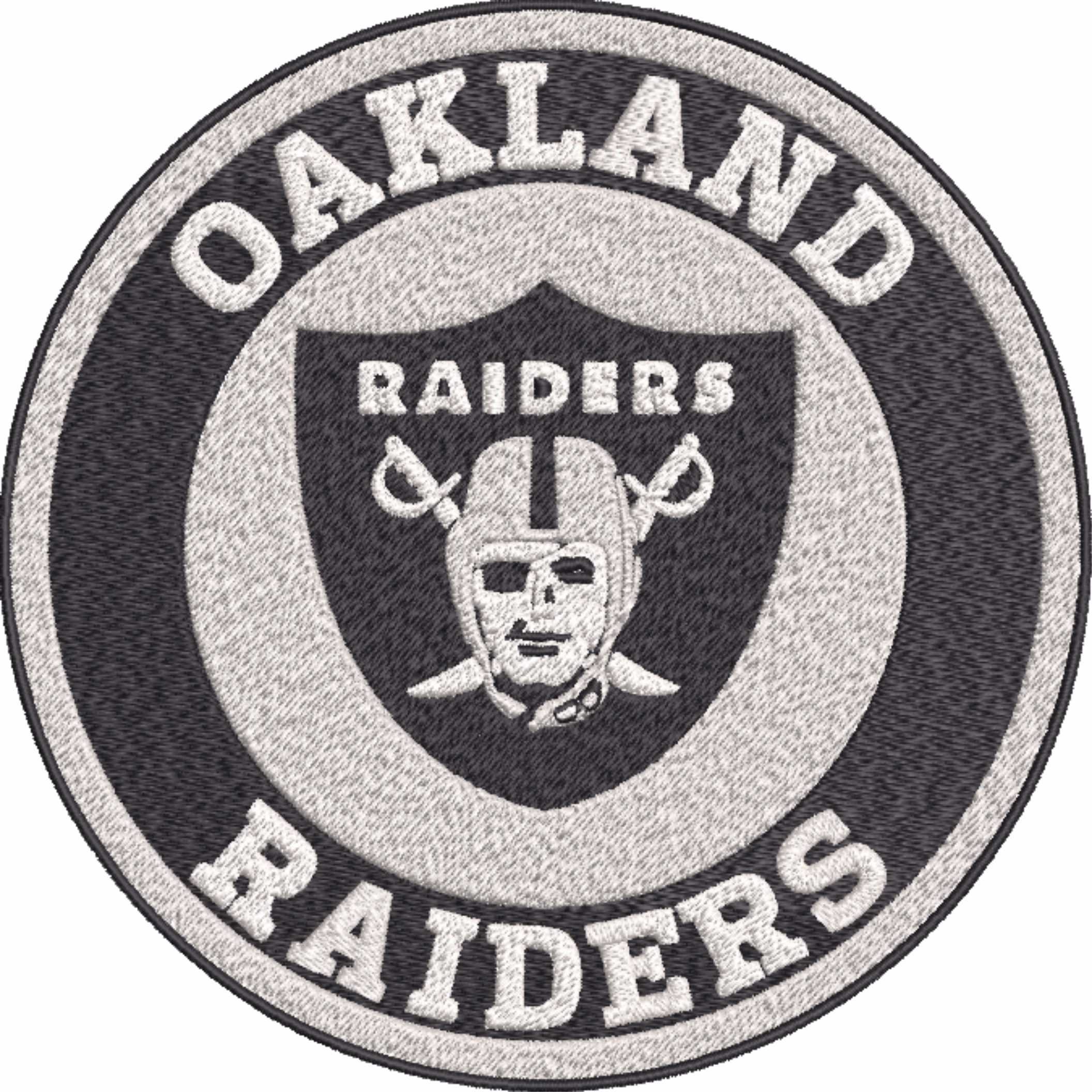 NFL Raiders- Elegant embroidery design file - instant download