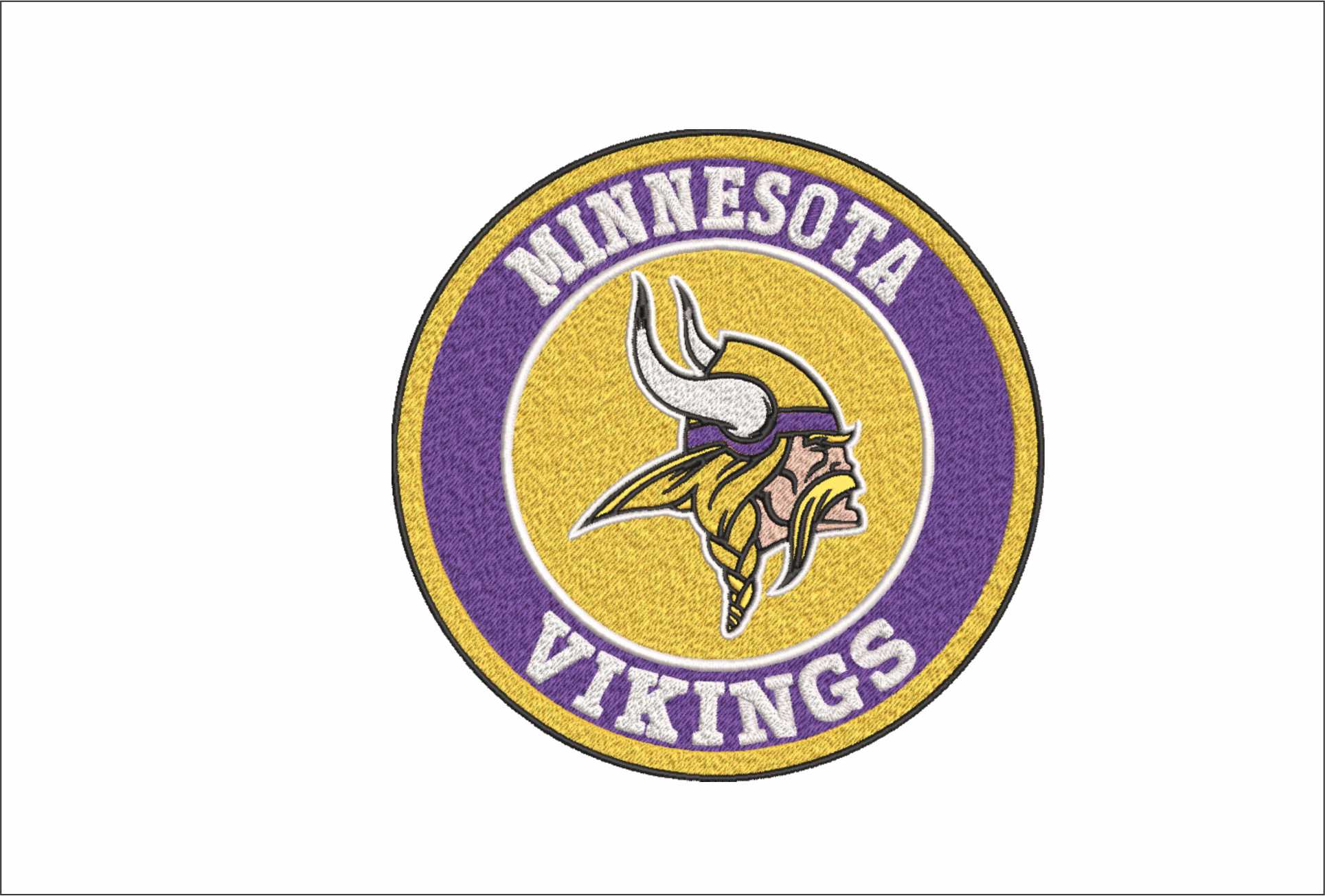 NFL vikings- Elegant embroidery design file - instant download
