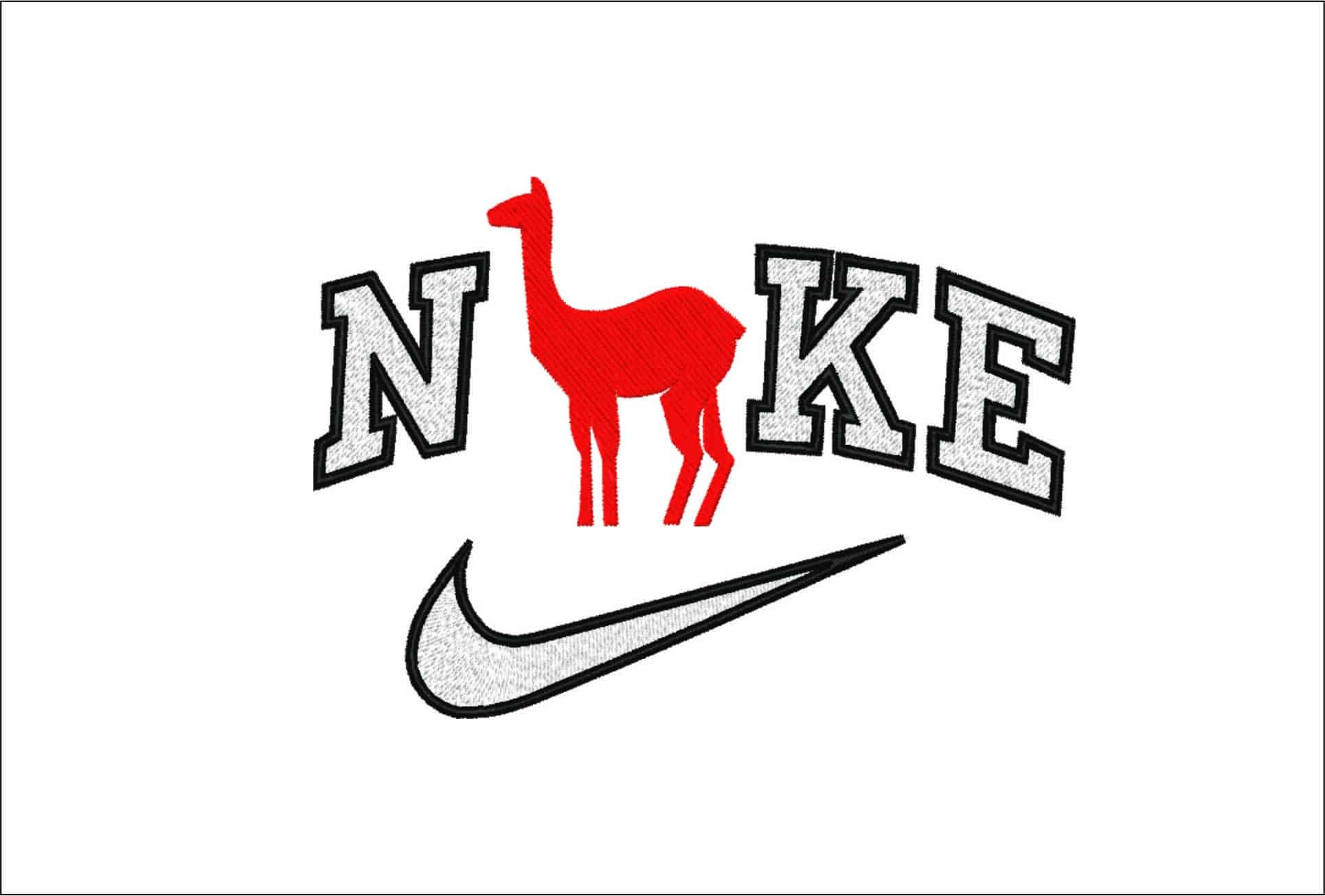 Nike Lamar- Elegant embroidery design file - instant download