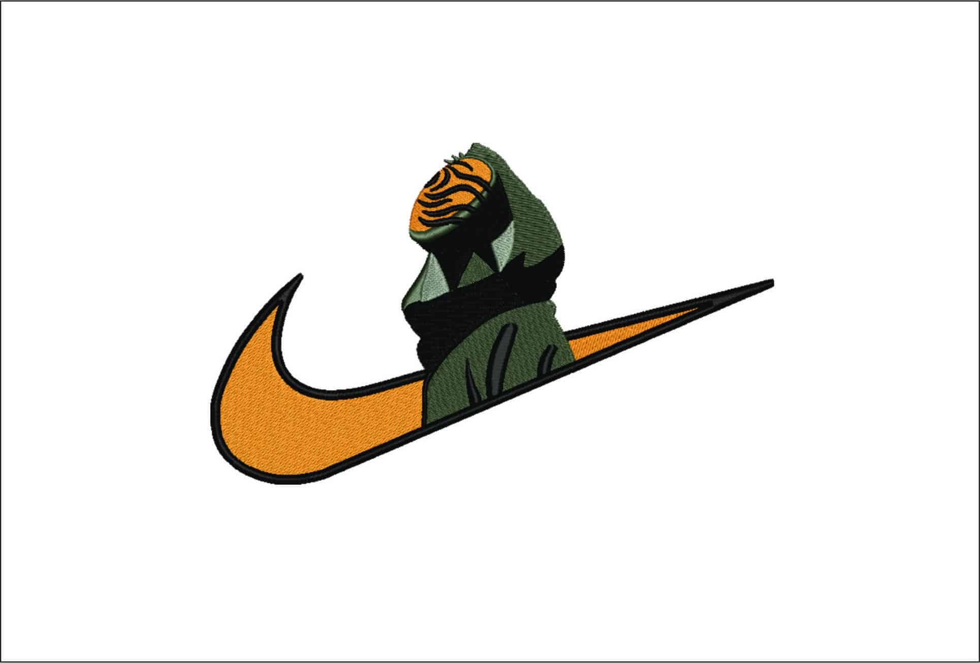 Nike Obito - Anime- Elegant embroidery design file - instant download