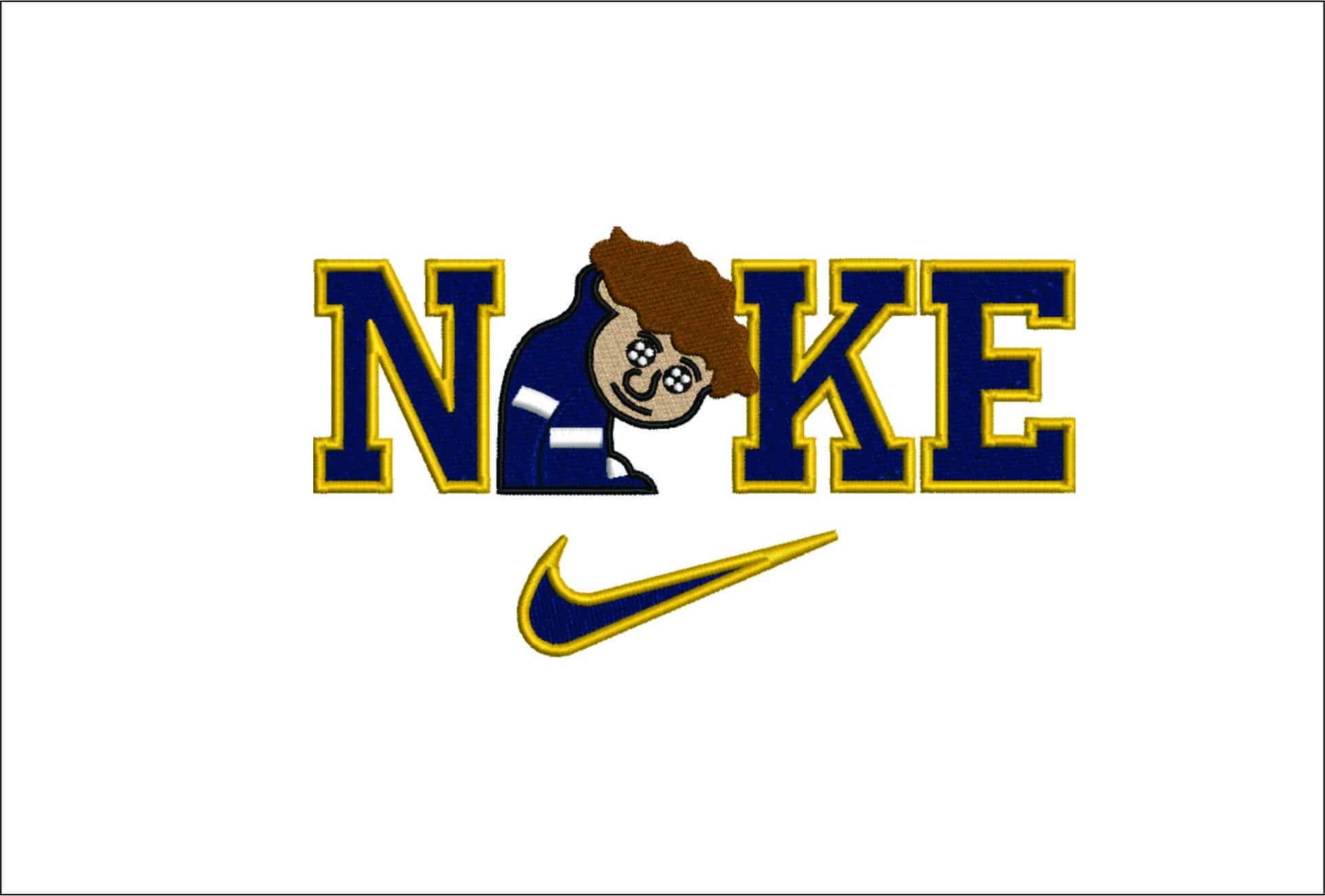 Nike Soccer Boys- Elegant embroidery design file - instant download