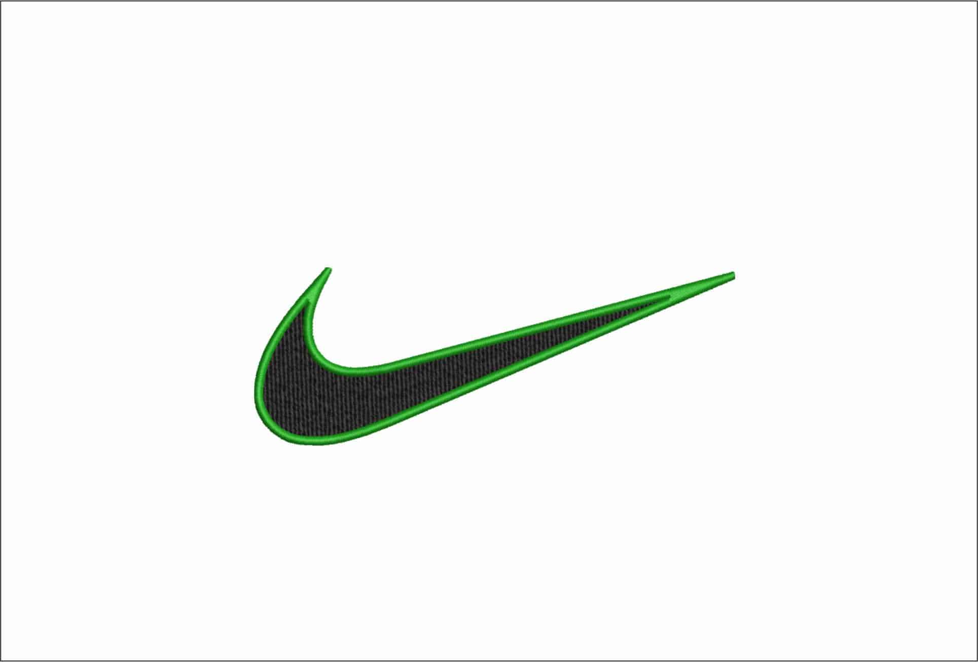 Nike Swish- Elegant embroidery design file - instant download