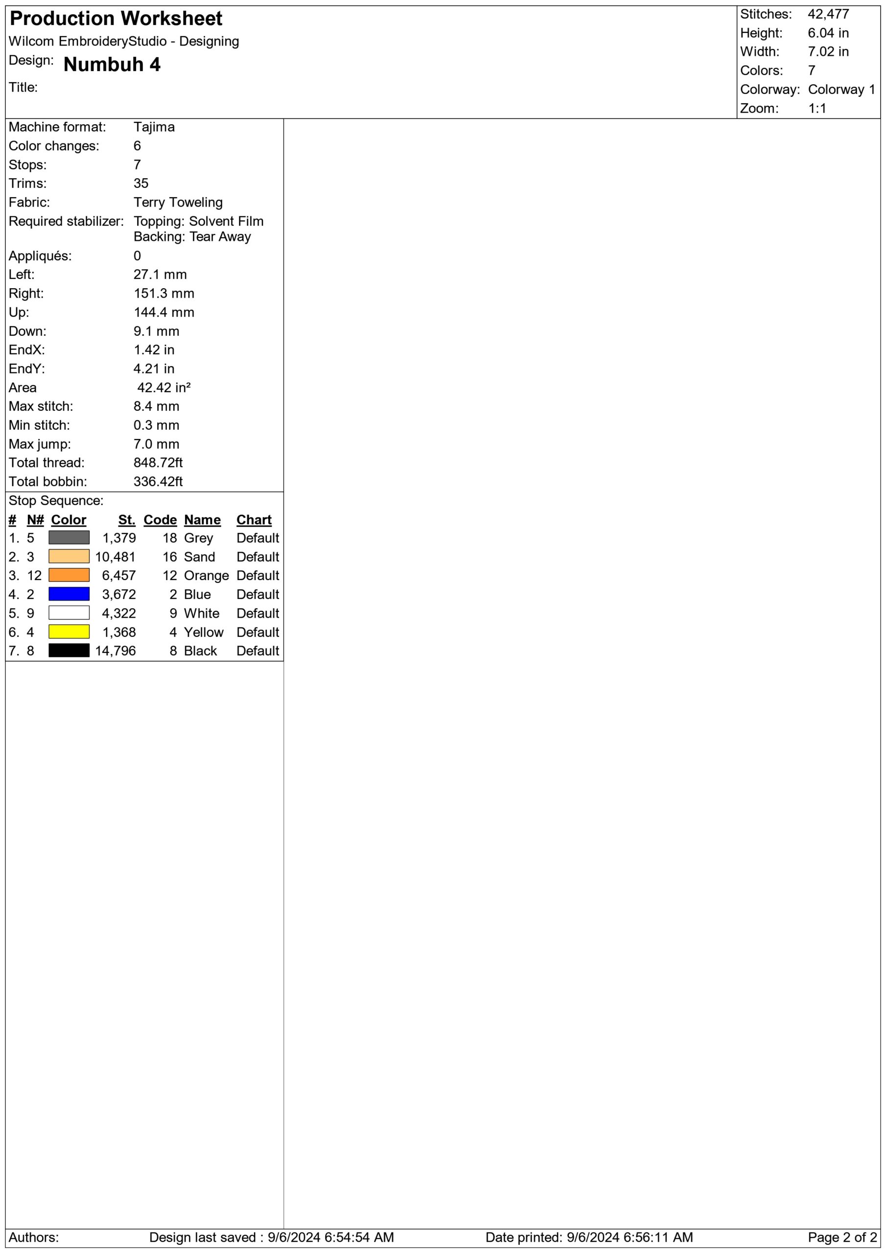 Numbuh 4- Elegant embroidery design file - instant download — view 3