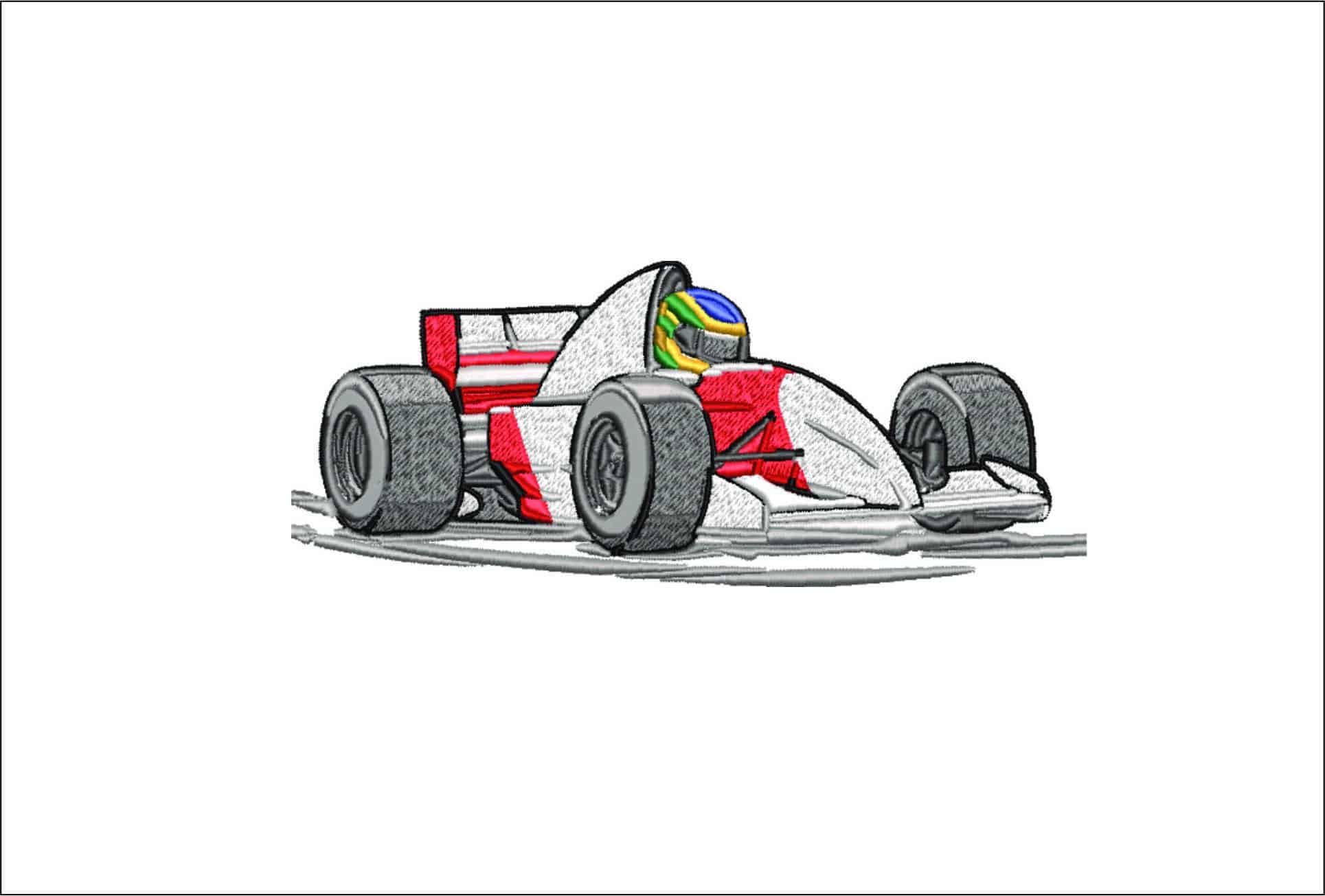 Senna Cartoon- Elegant embroidery design file - instant download