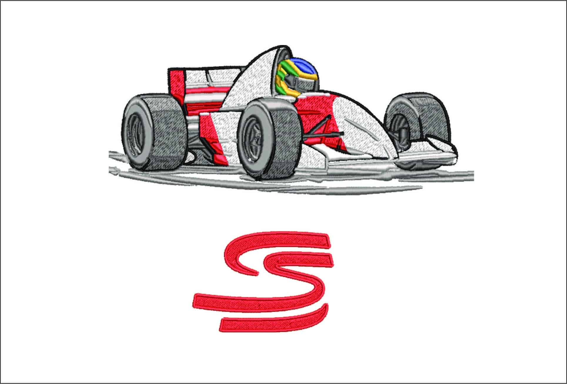 Senna Cartoon SS- Elegant embroidery design file - instant download