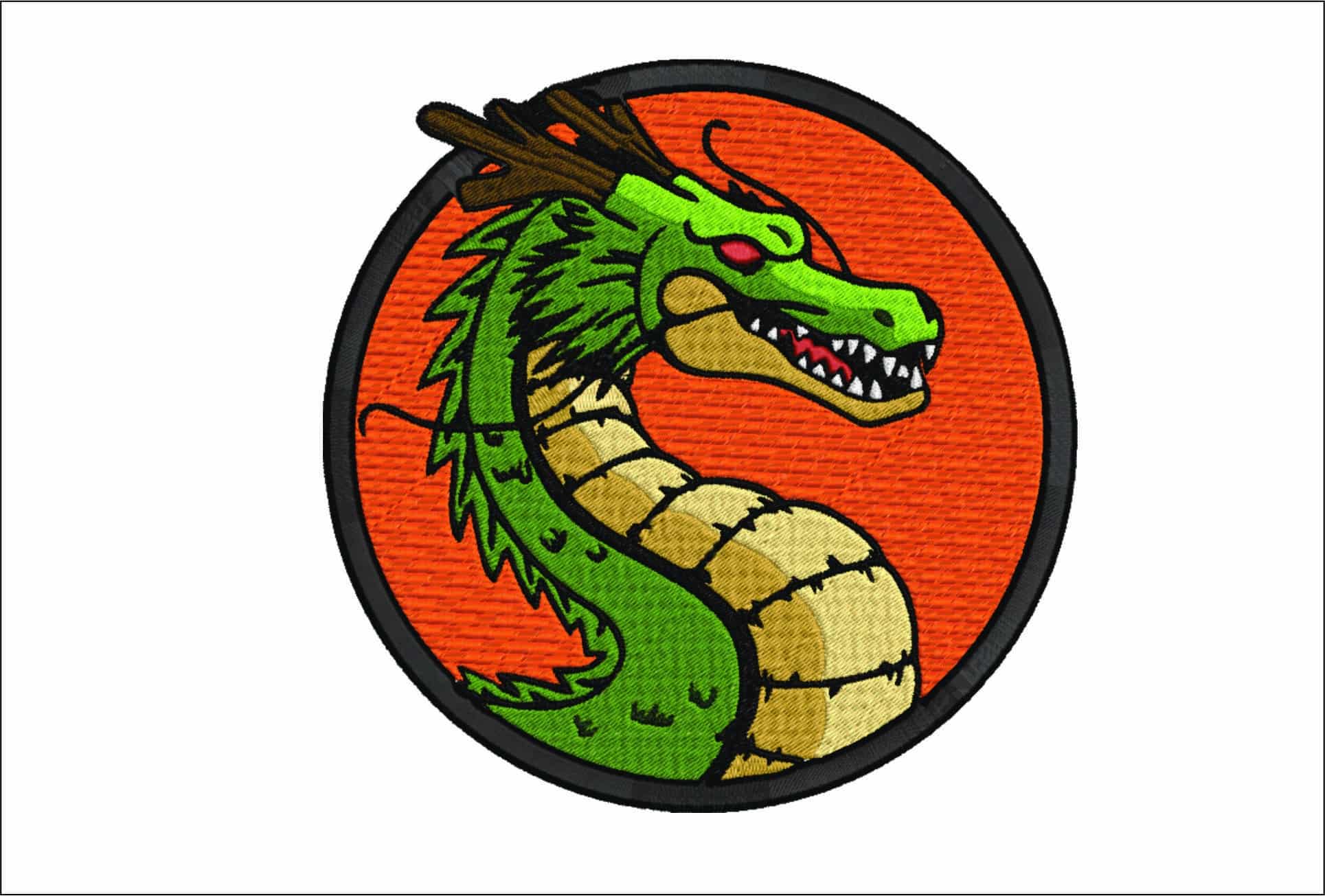 Shenron Dragon- Elegant embroidery design file - instant download