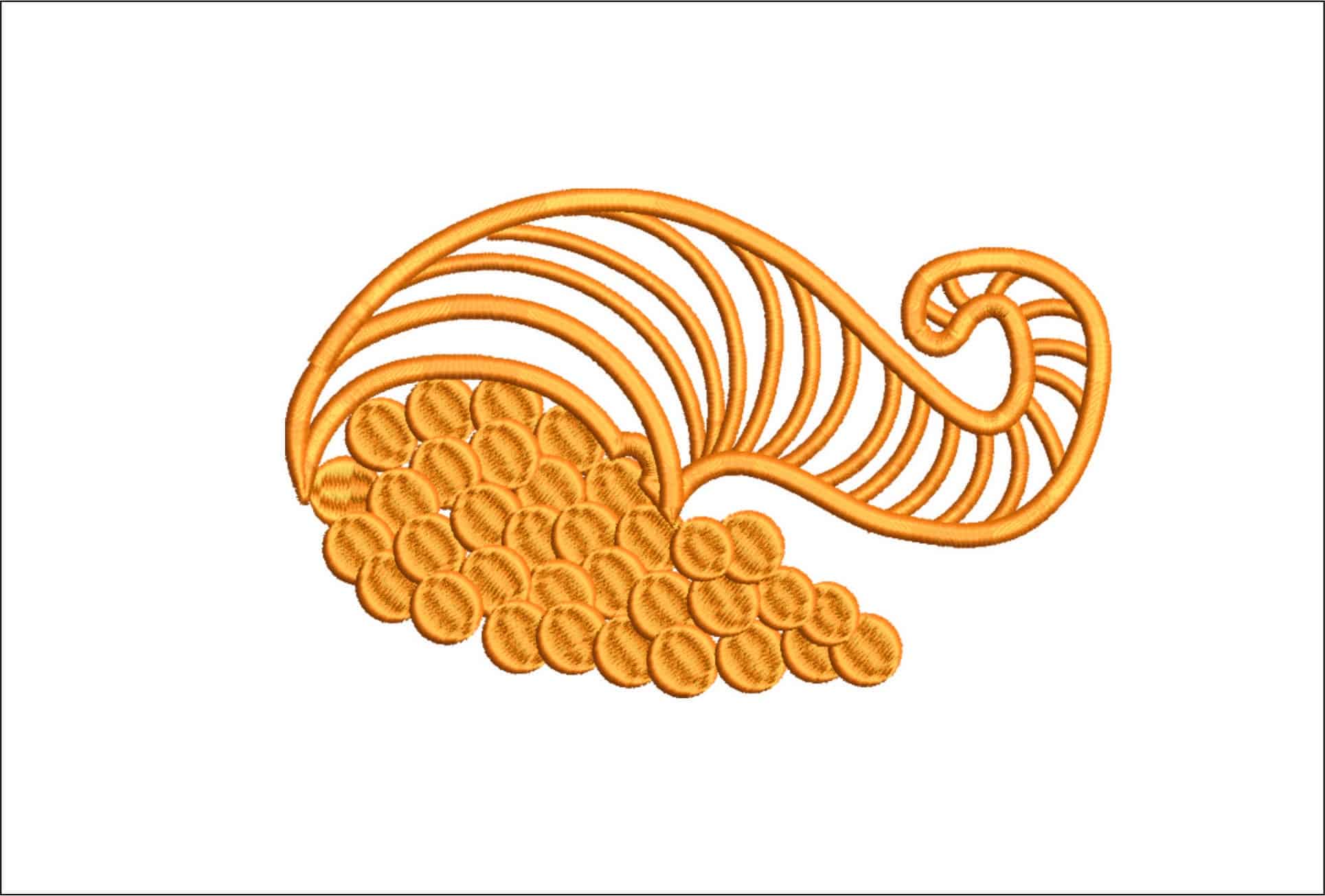 Shell basic- Elegant embroidery design file - instant download