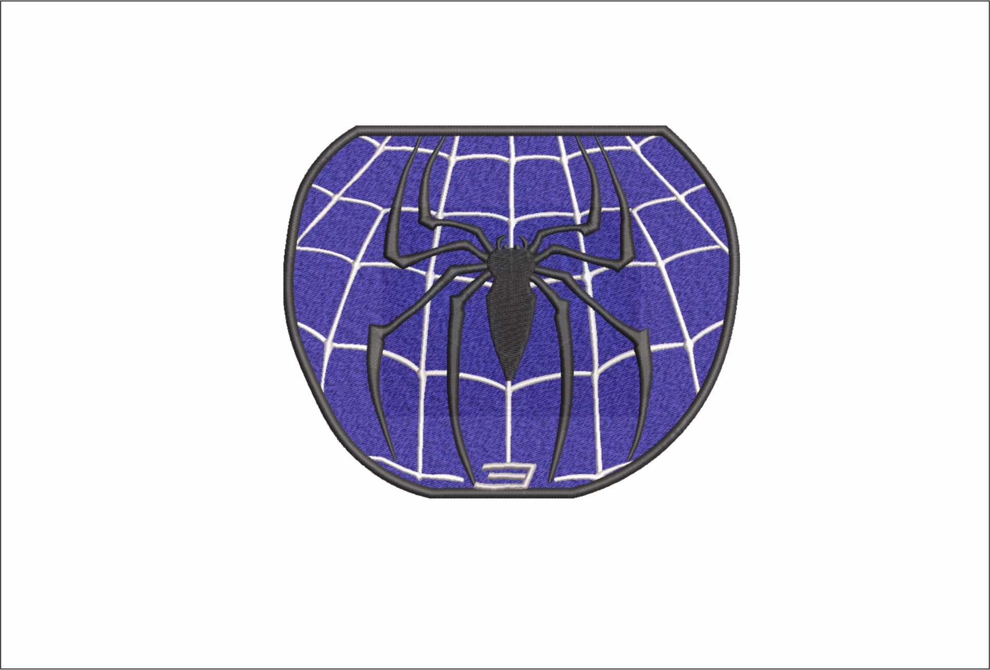 Spider in web- Elegant embroidery design file - instant download