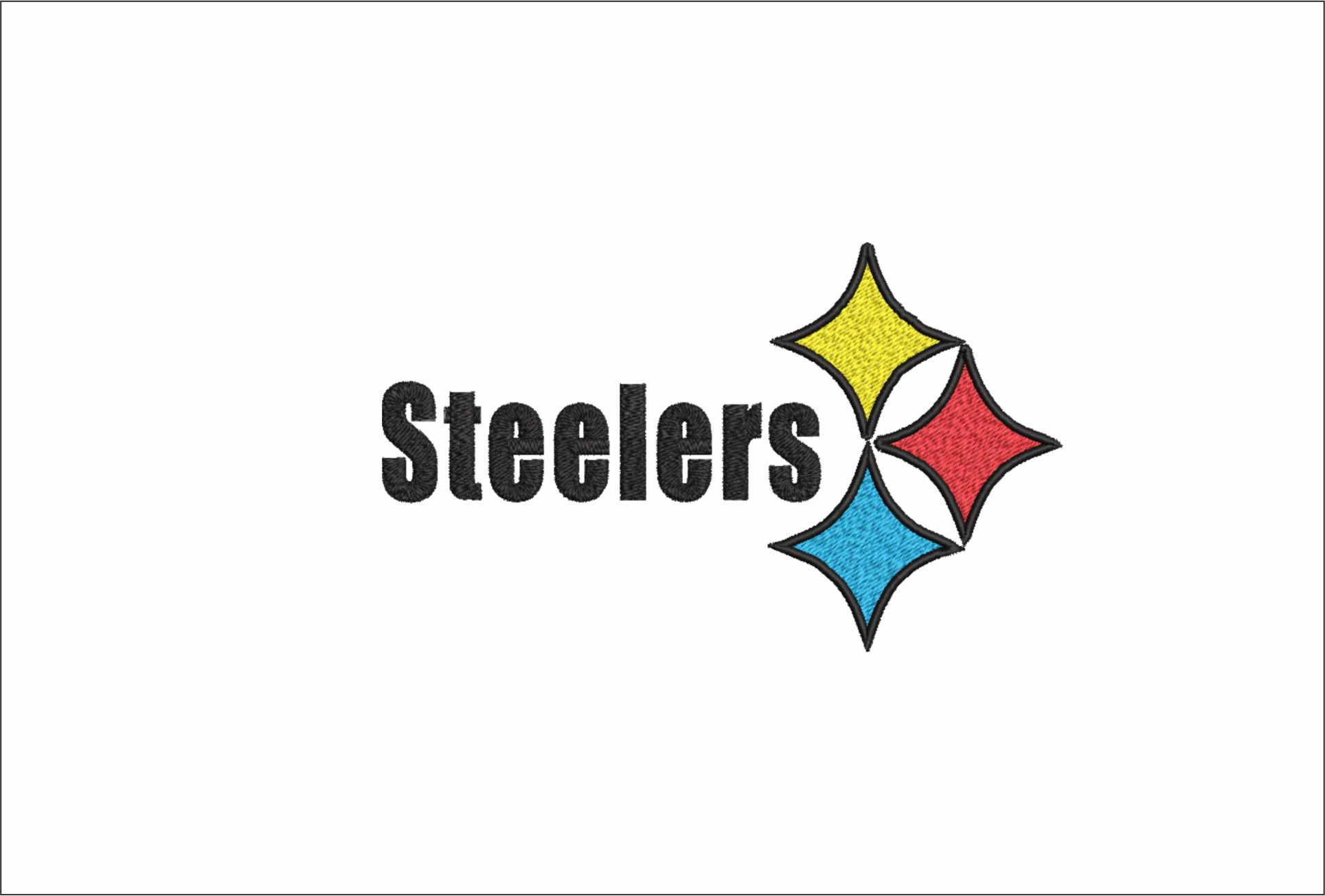 Steelers- Elegant embroidery design file - instant download