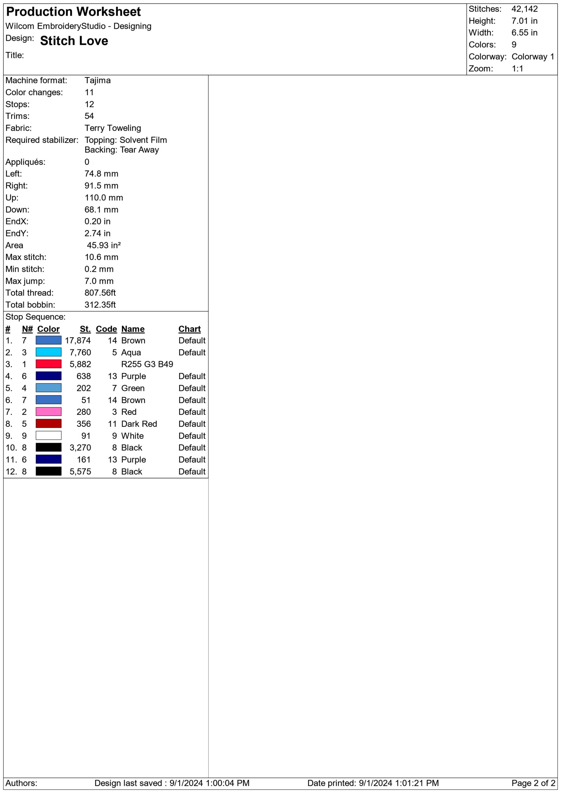 Stitch Love- Elegant embroidery design file - instant download — view 3