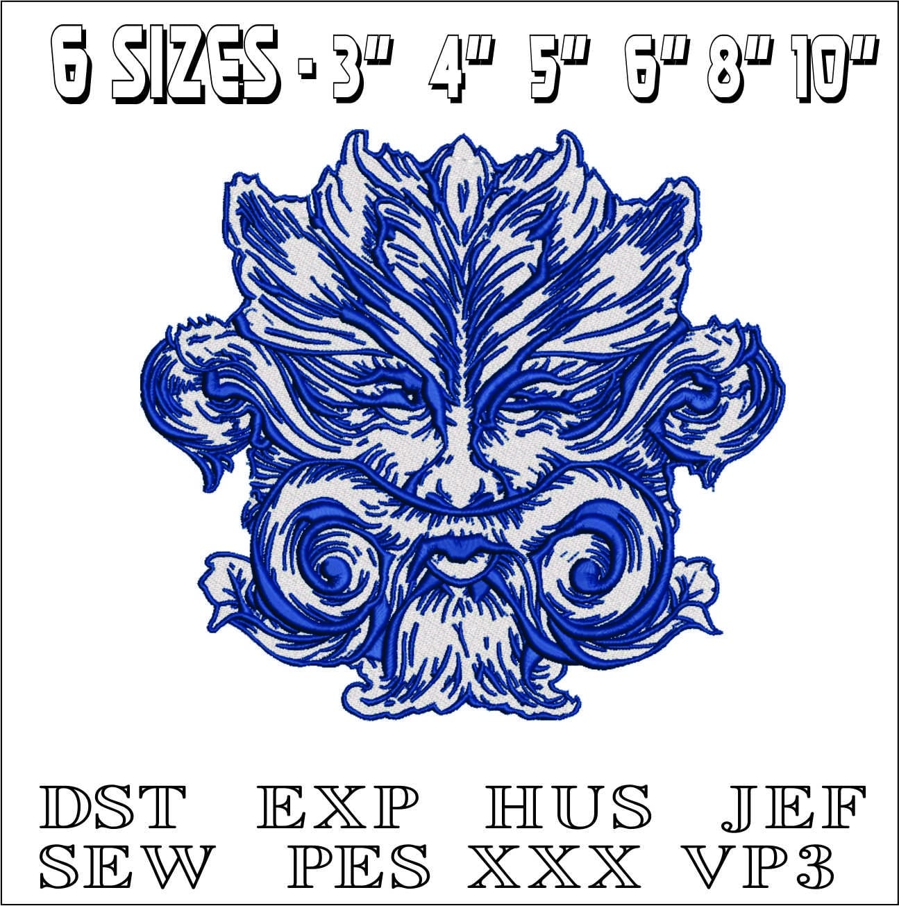 Whistling Straits- Elegant embroidery design file - instant download — view 2