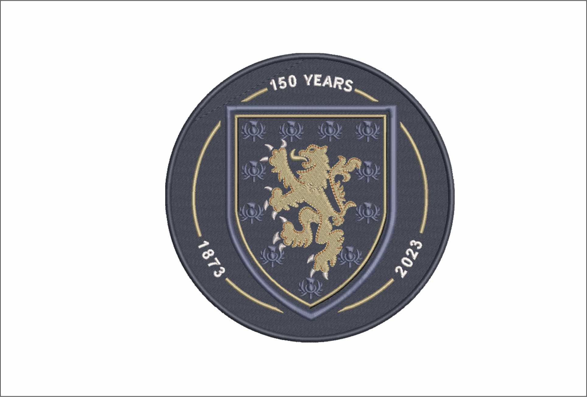 Scotland Football 150- Elegant embroidery design file - instant download