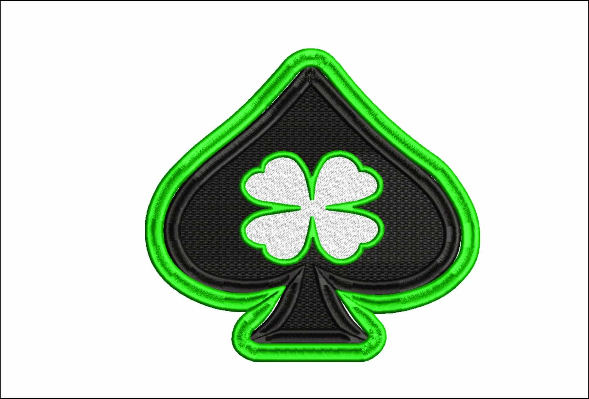 Ace High- Elegant embroidery design file - instant download