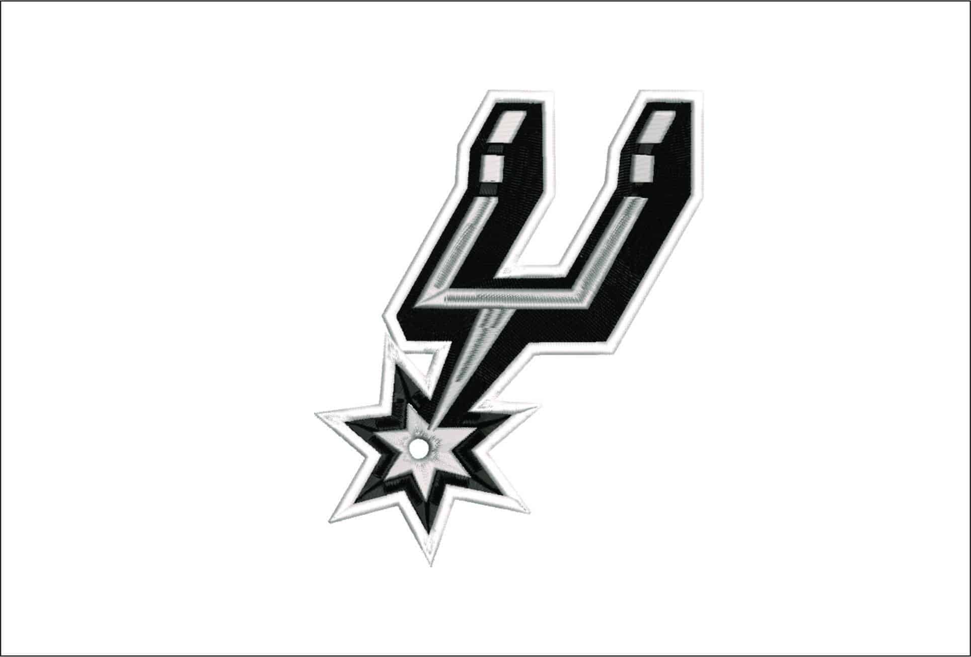 Antonio Spurs Logo- Elegant embroidery design file - instant download
