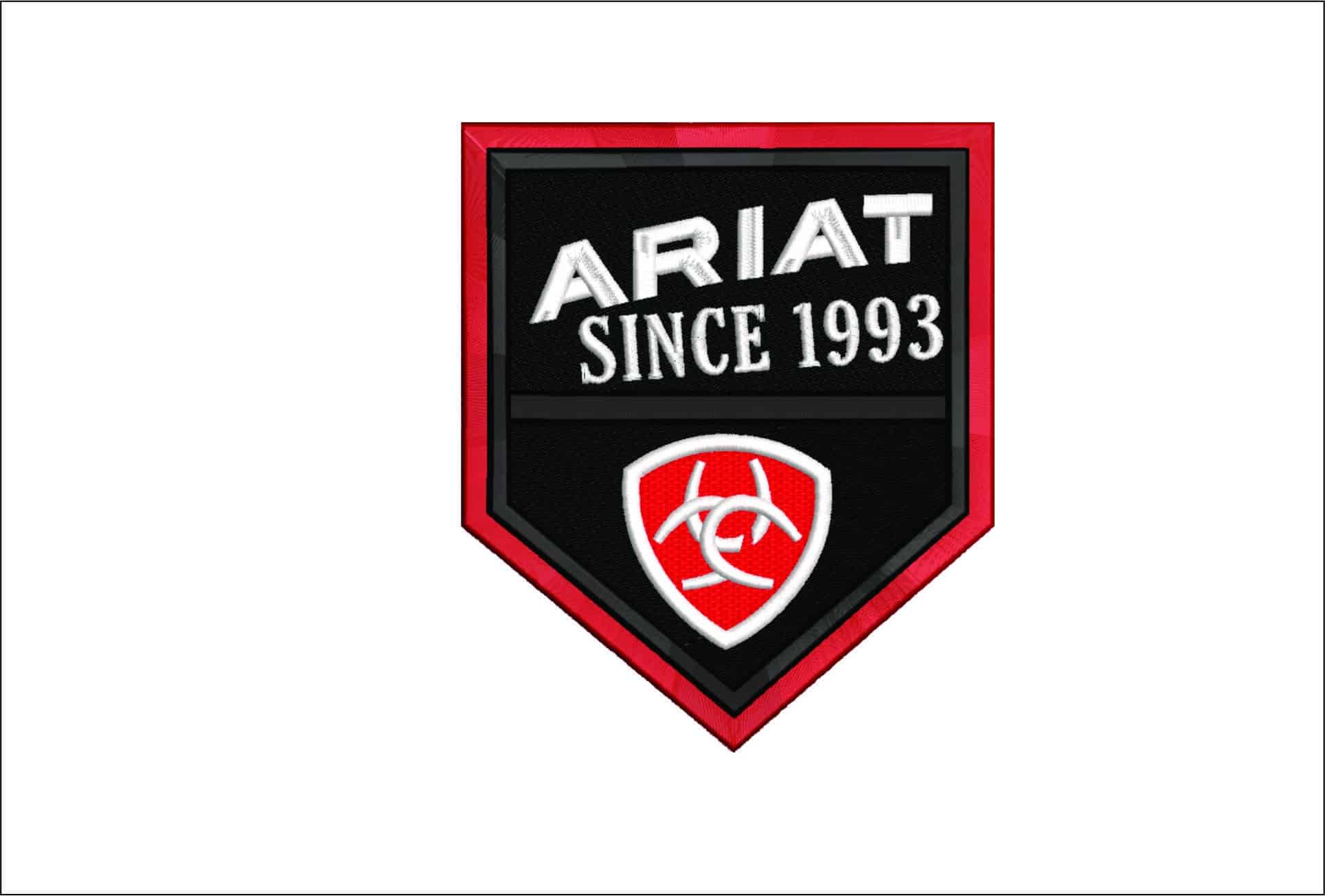 Ariat 3D- Elegant embroidery design file - instant download