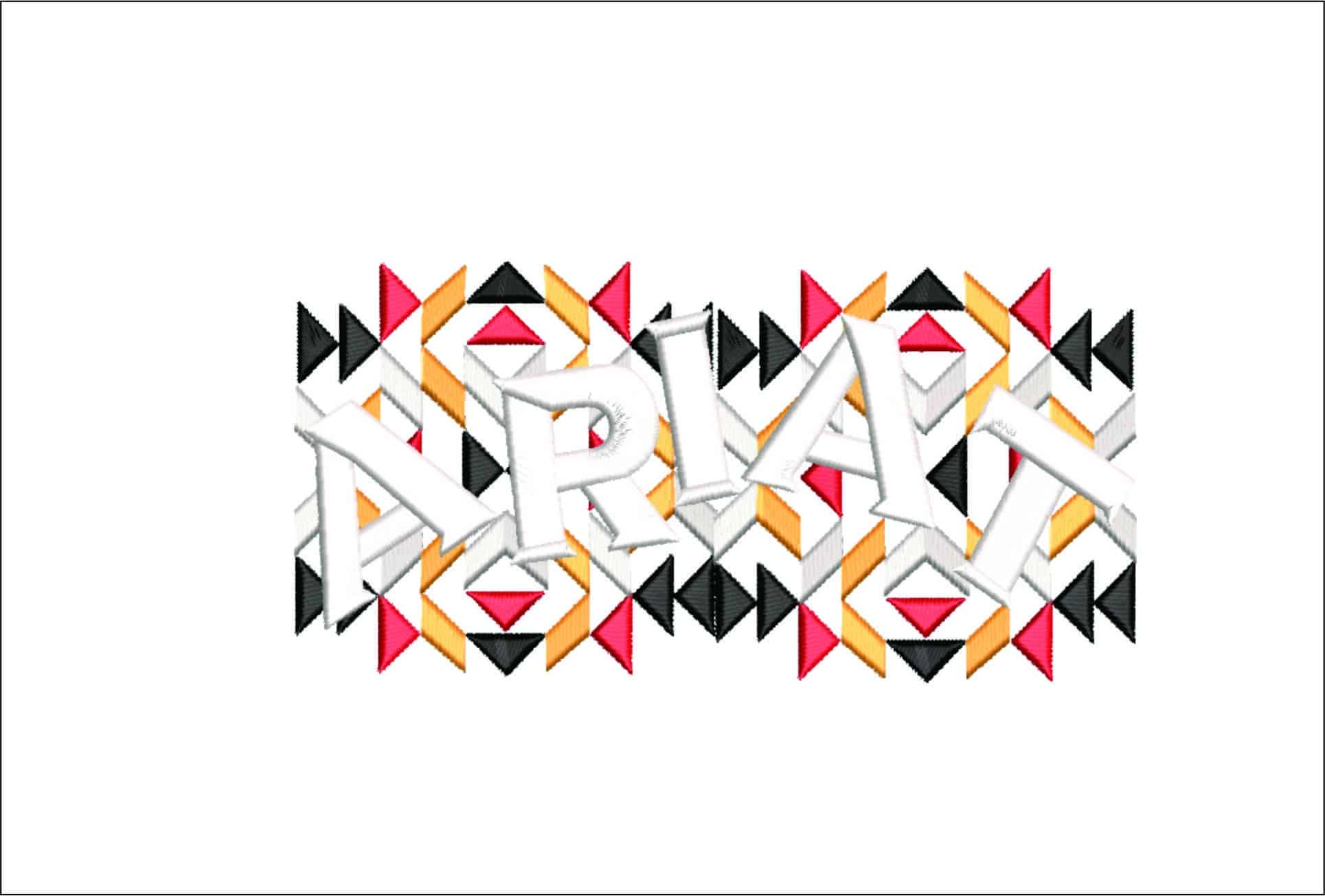 ARIAT GRECA- Elegant embroidery design file - instant download