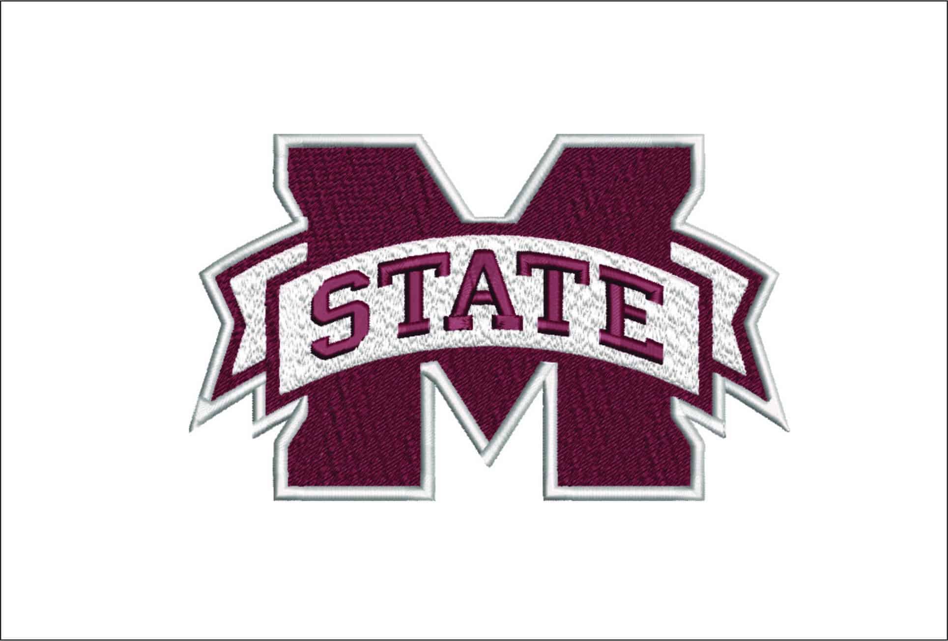 Mississippi State Bulldogs Special embroidery design - Mississippi State University Logo machine pattern file