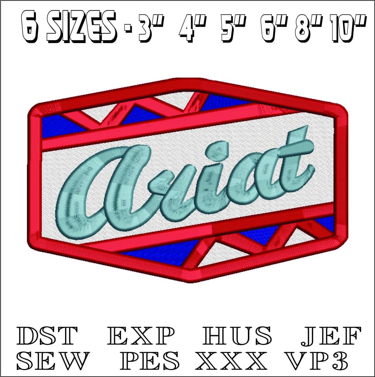 Ariat taper- Elegant embroidery design file - instant download — view 2