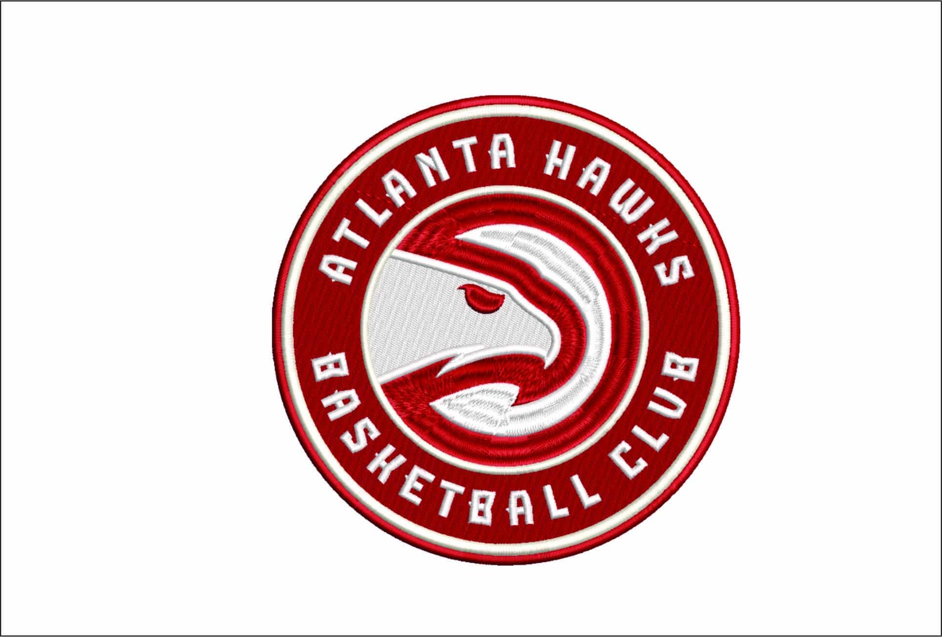 Atlanta Hawks Logo- Elegant embroidery design file - instant download