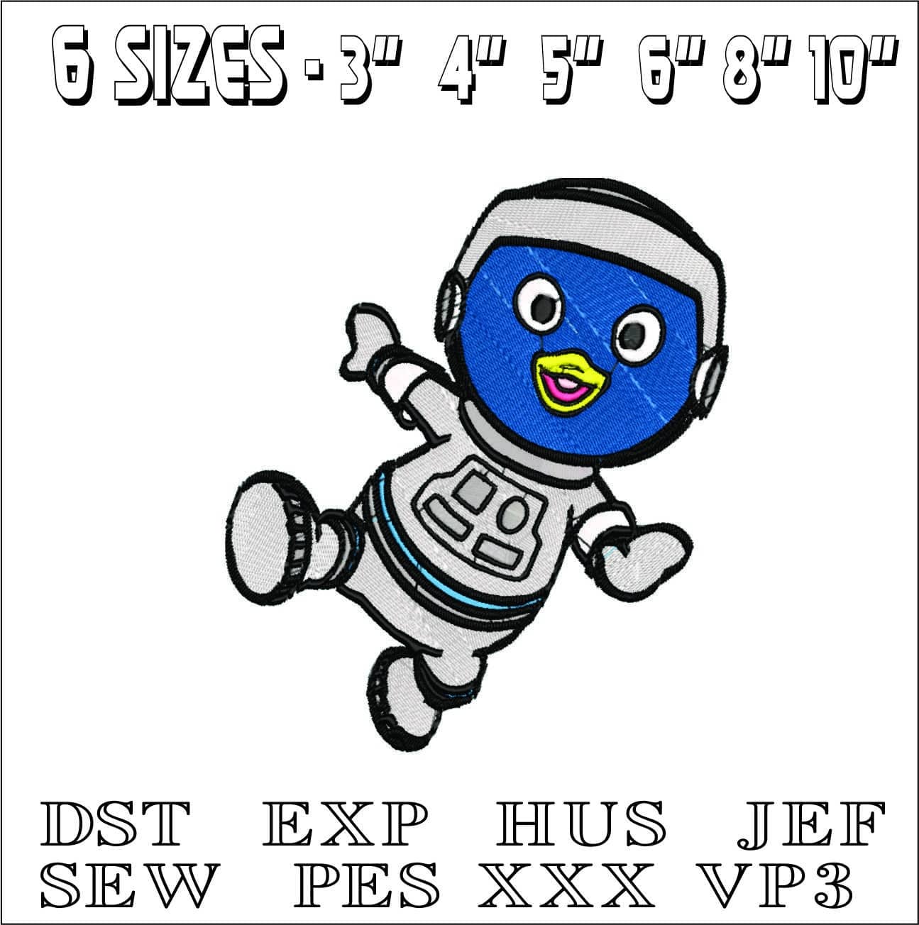 Backyardigans- Elegant embroidery design file - instant download — view 2