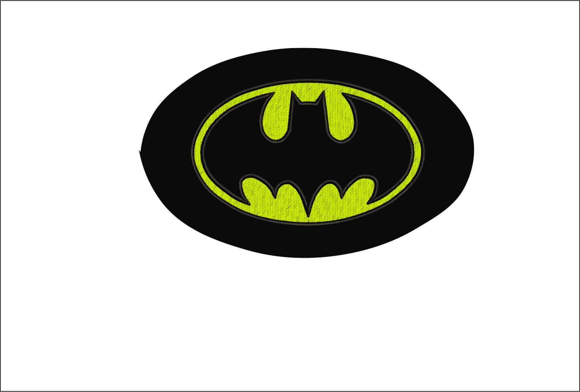 Batman Logo- Elegant embroidery design file - instant download
