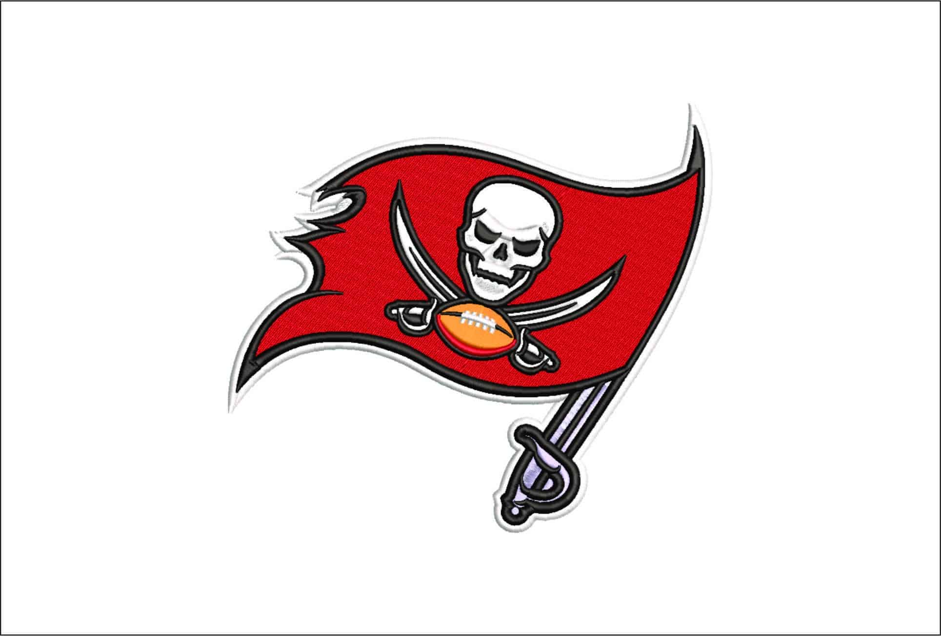 Buccaneers NFL- Elegant embroidery design file - instant download