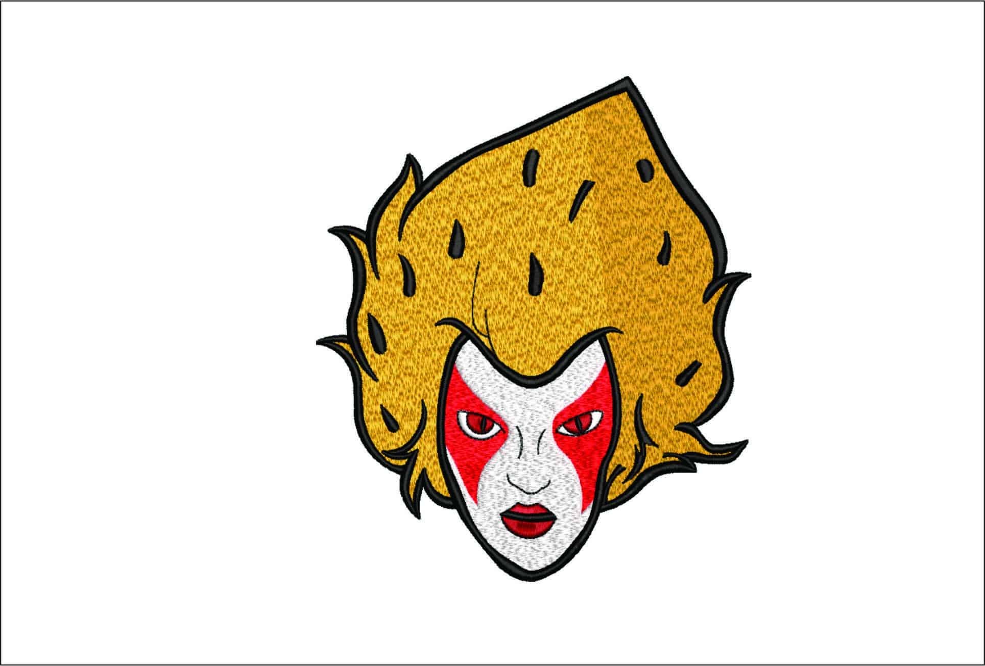 Cheetera Thundercats- Elegant embroidery design file - instant download